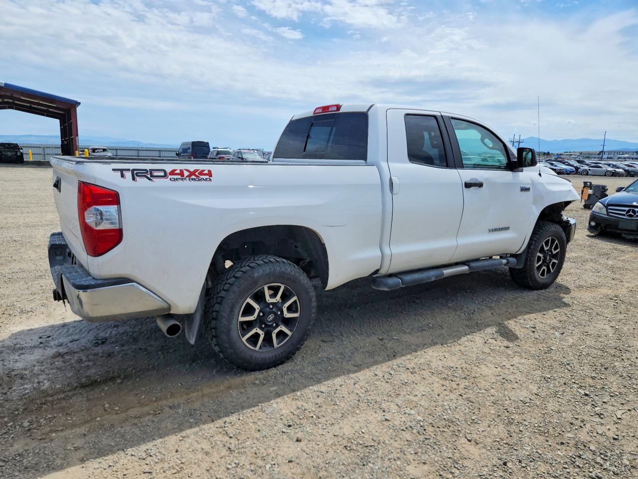 2014 Toyota Tundra Sr5 White vin: 5TFUW5F10EX363815