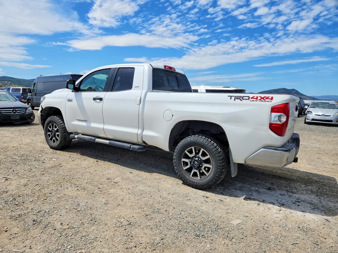 2014 Toyota Tundra Sr5 White vin: 5TFUW5F10EX363815