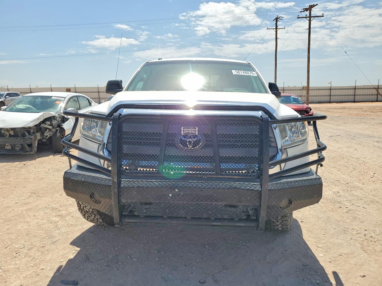 2014 Toyota Tundra Sr5 Белый vin: 5TFUW5F10EX411202