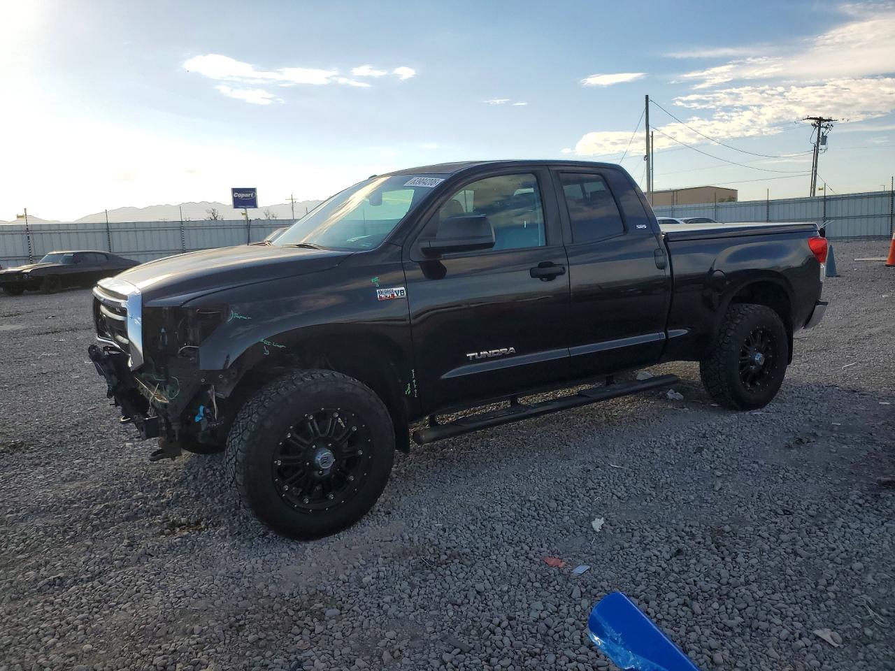 2010 Toyota Tundra Double Cab Sr5 Black vin: 5TFUW5F11AX109587