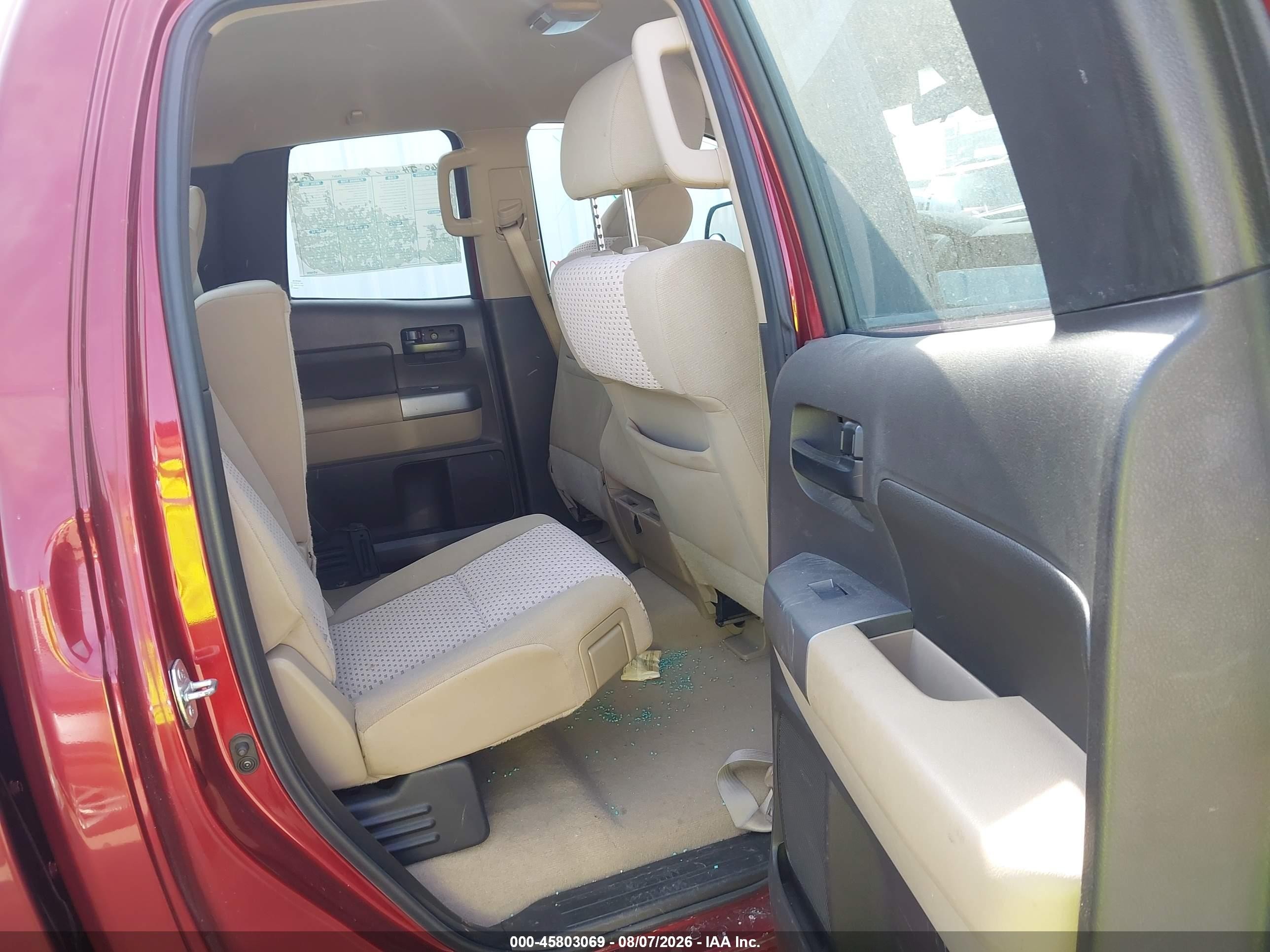 2010 Toyota Tundra Grade 5.7l V8 Красный vin: 5TFUW5F11AX117107