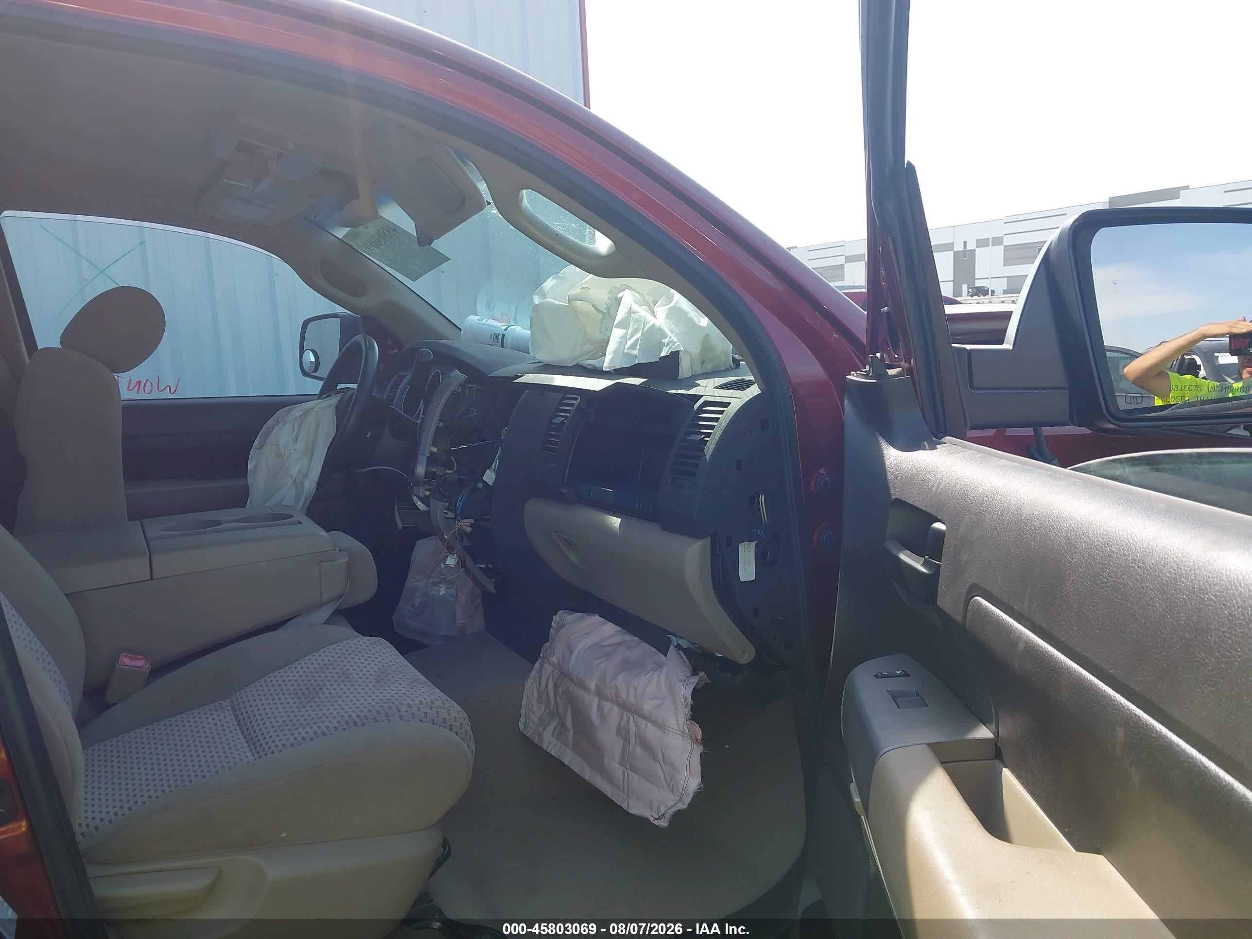 2010 Toyota Tundra Grade 5.7l V8 Красный vin: 5TFUW5F11AX117107