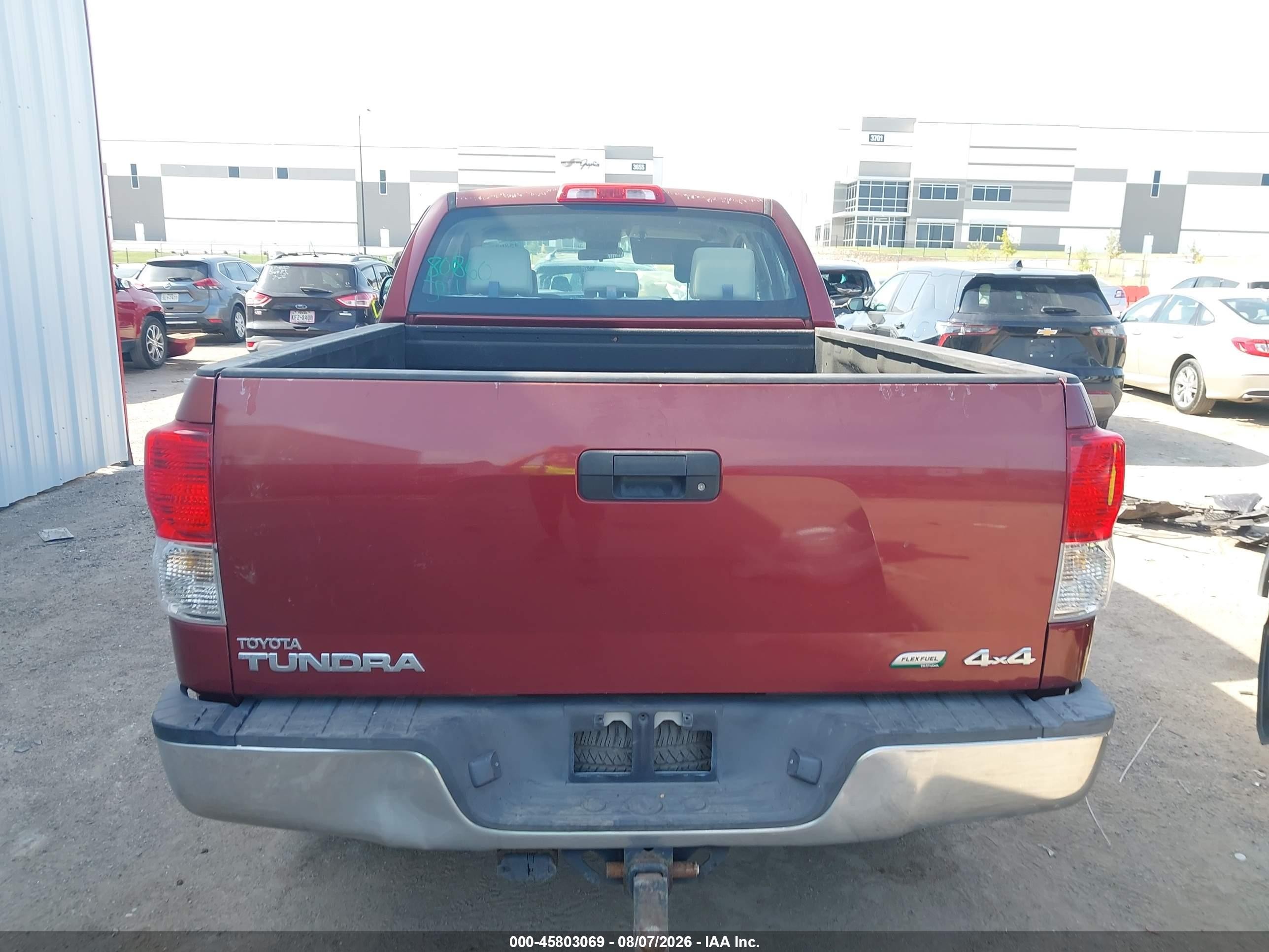 2010 Toyota Tundra Grade 5.7l V8 Красный vin: 5TFUW5F11AX117107