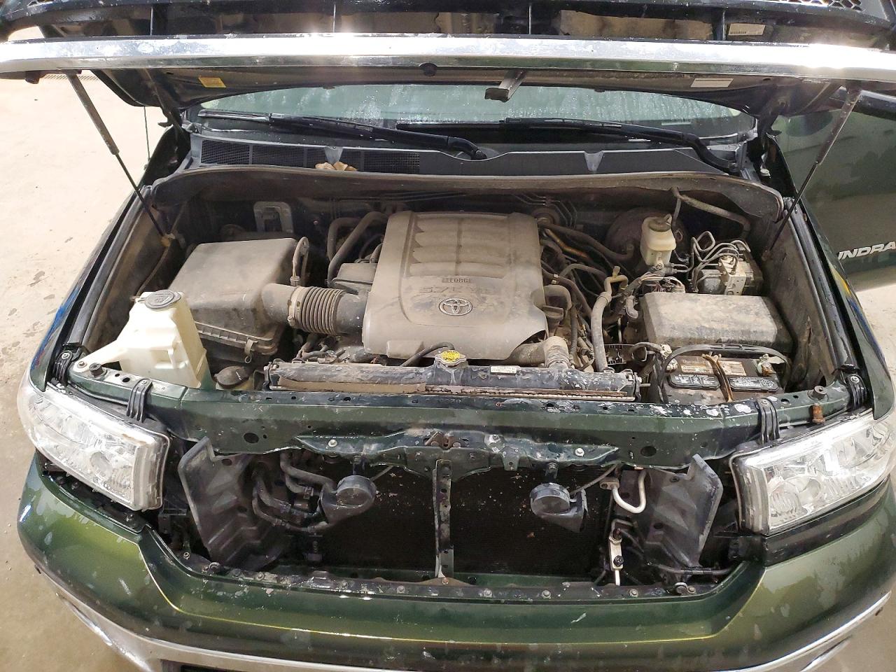 2010 Toyota Tundra Double Cab Sr5 Green vin: 5TFUW5F11AX136448