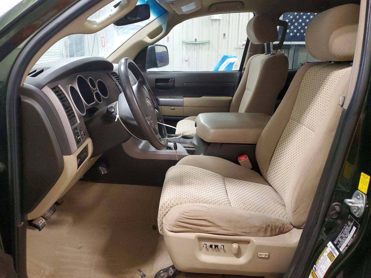 2010 Toyota Tundra Double Cab Sr5 Green vin: 5TFUW5F11AX136448