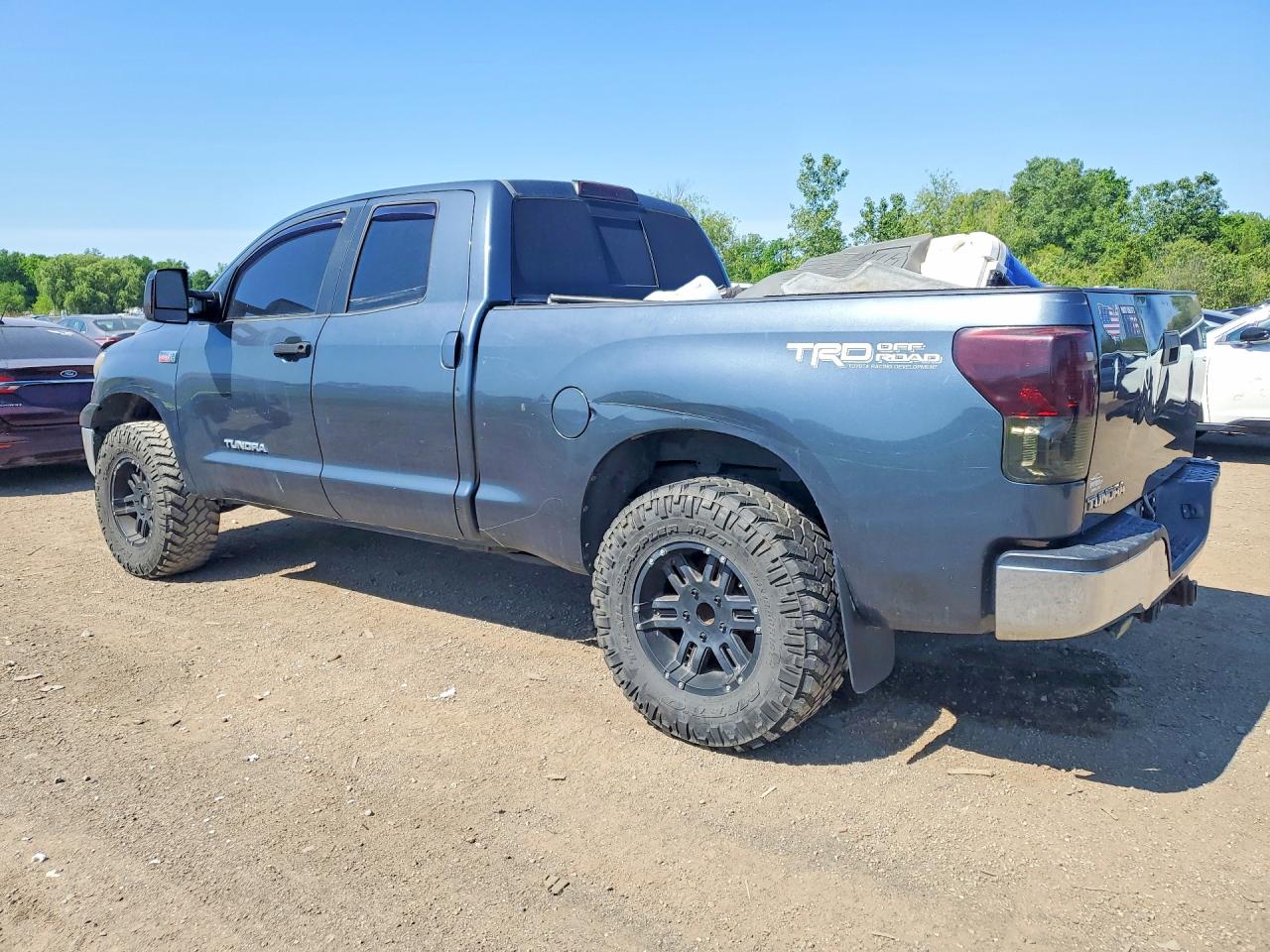 2010 Toyota Tundra Double Cab Sr5 Gray vin: 5TFUW5F11AX136451