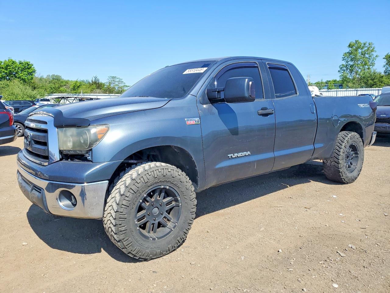 2010 Toyota Tundra Double Cab Sr5 Gray vin: 5TFUW5F11AX136451