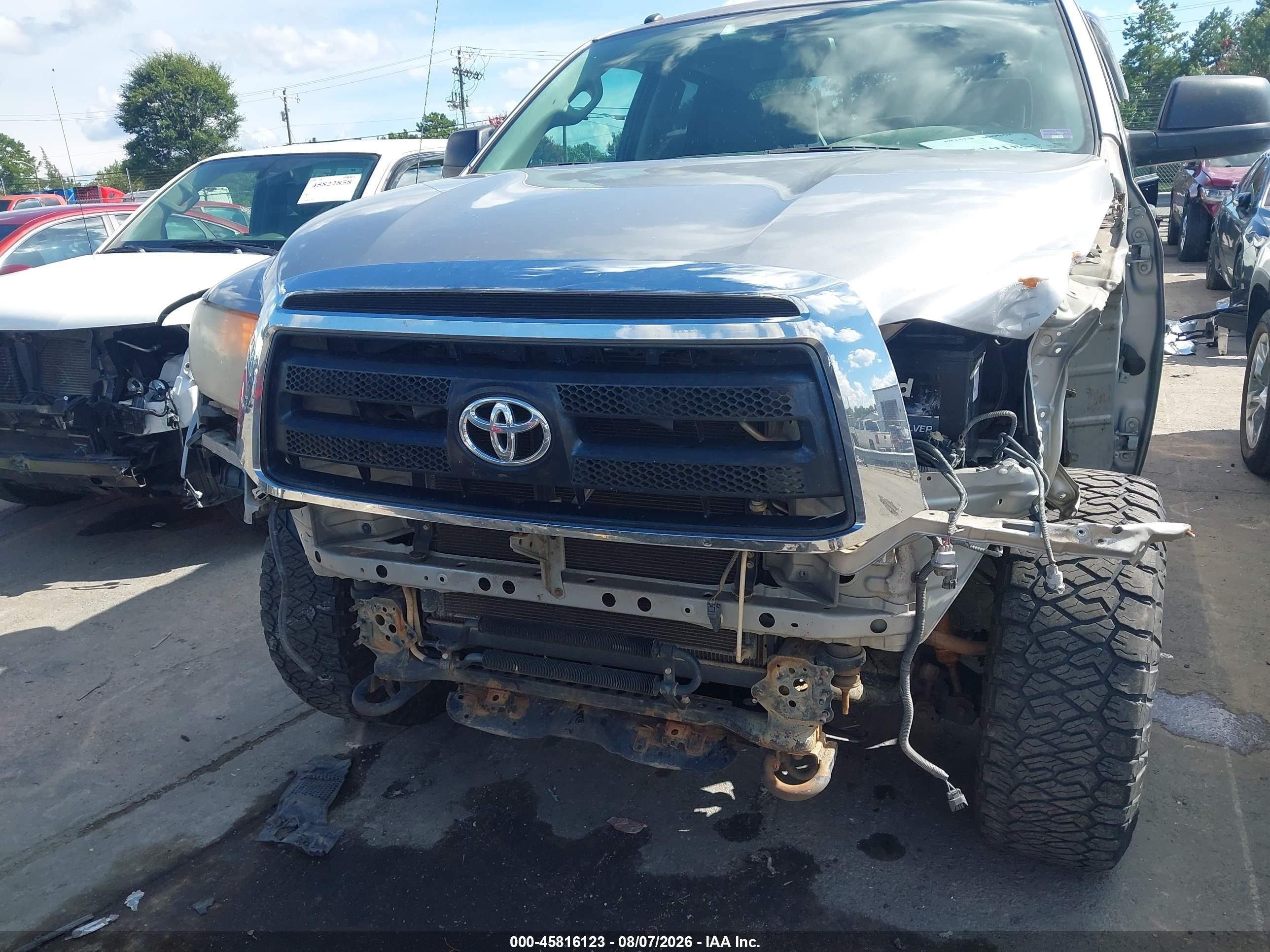 2011 Toyota Tundra Grade 5.7l V8 Gray vin: 5TFUW5F11BX164980