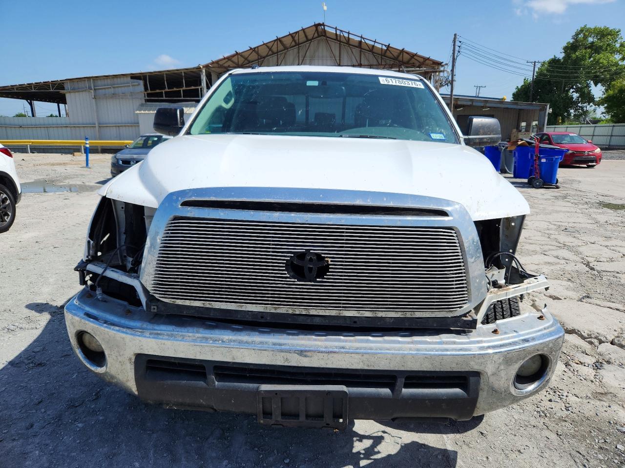 2012 Toyota Tundra Double Cab Sr5 White vin: 5TFUW5F11CX250503