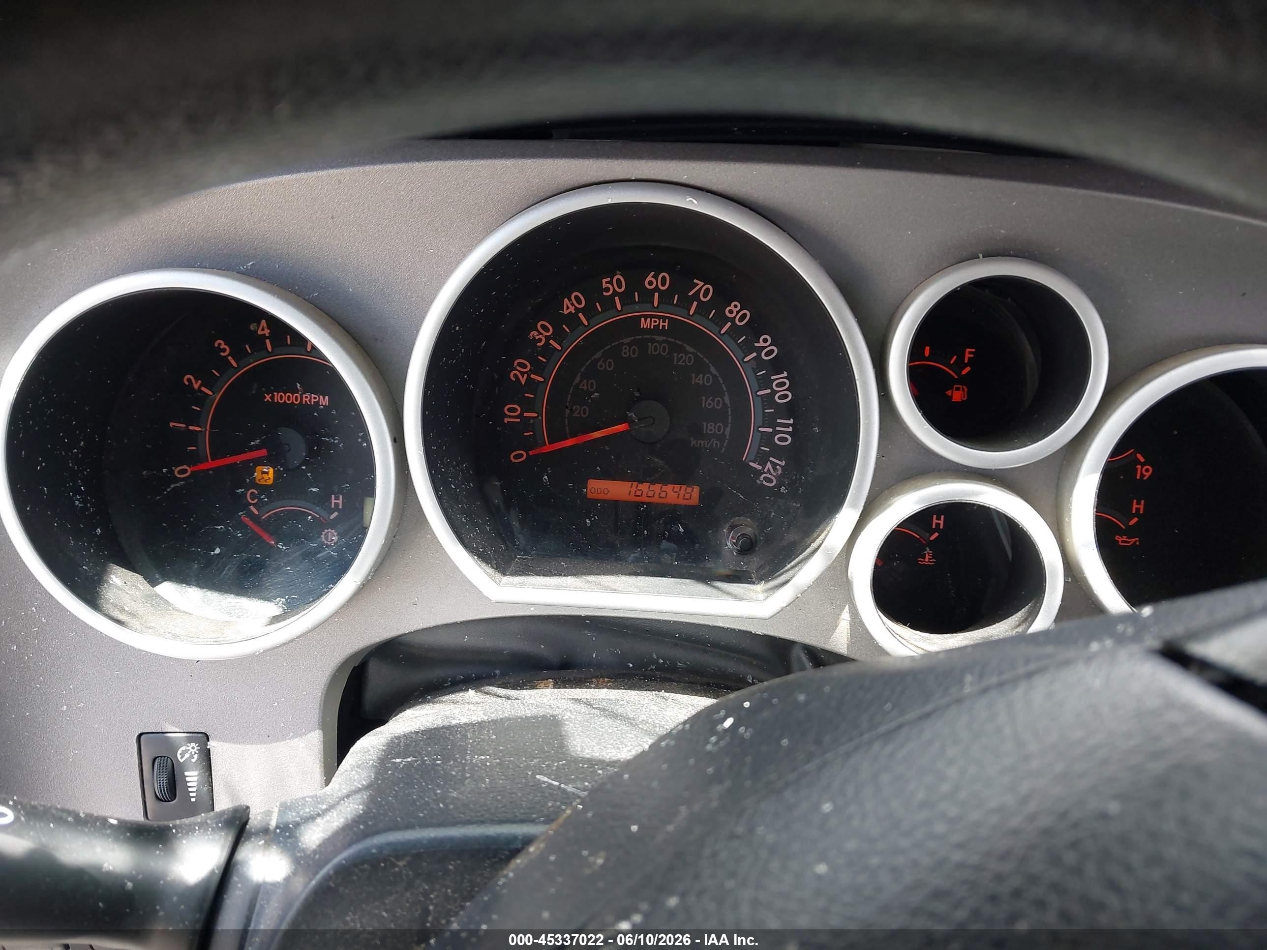 2010 Toyota Tundra Grade 5.7l V8 Black vin: 5TFUW5F12AX145806