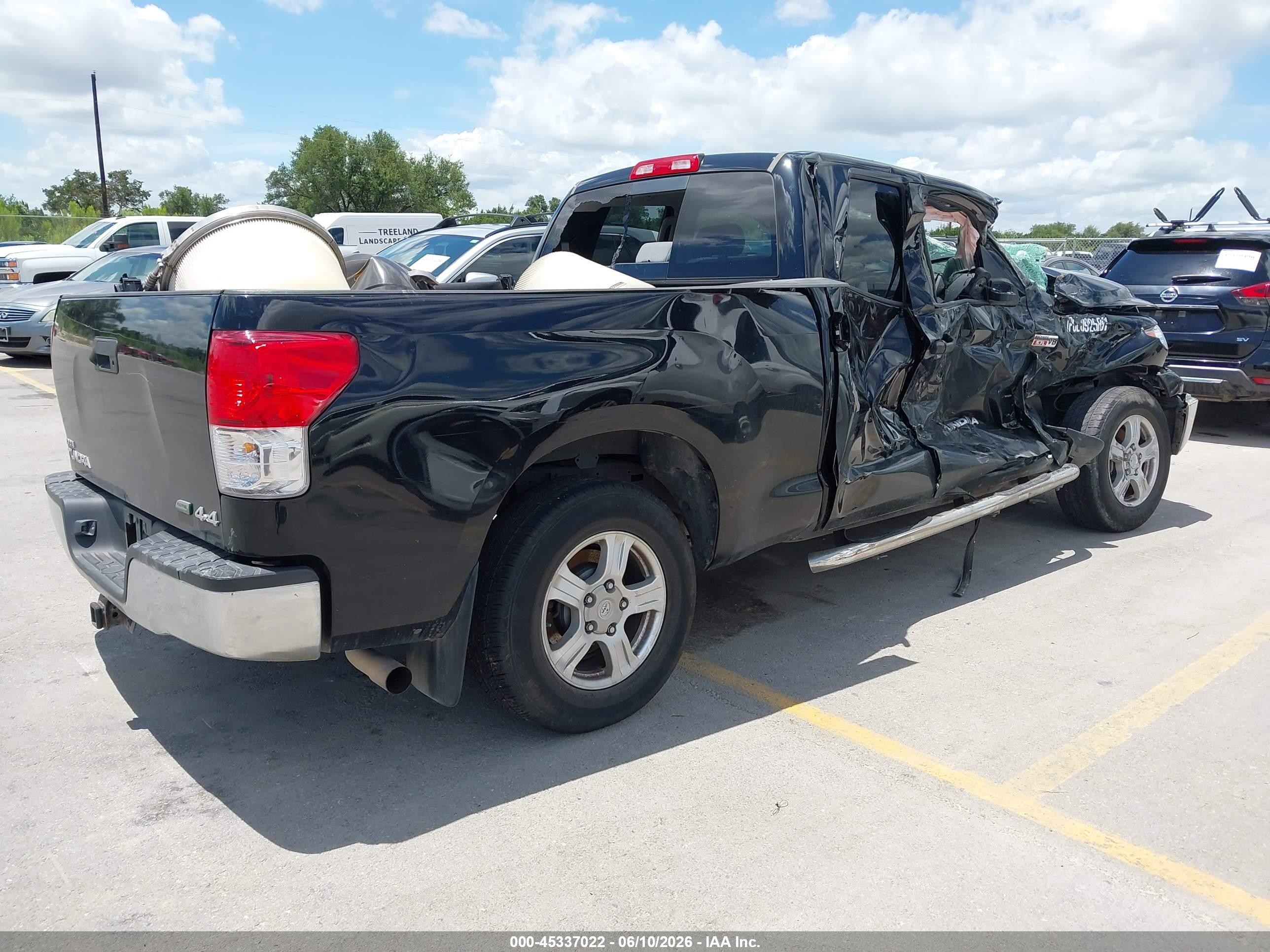 2010 Toyota Tundra Grade 5.7l V8 Black vin: 5TFUW5F12AX145806