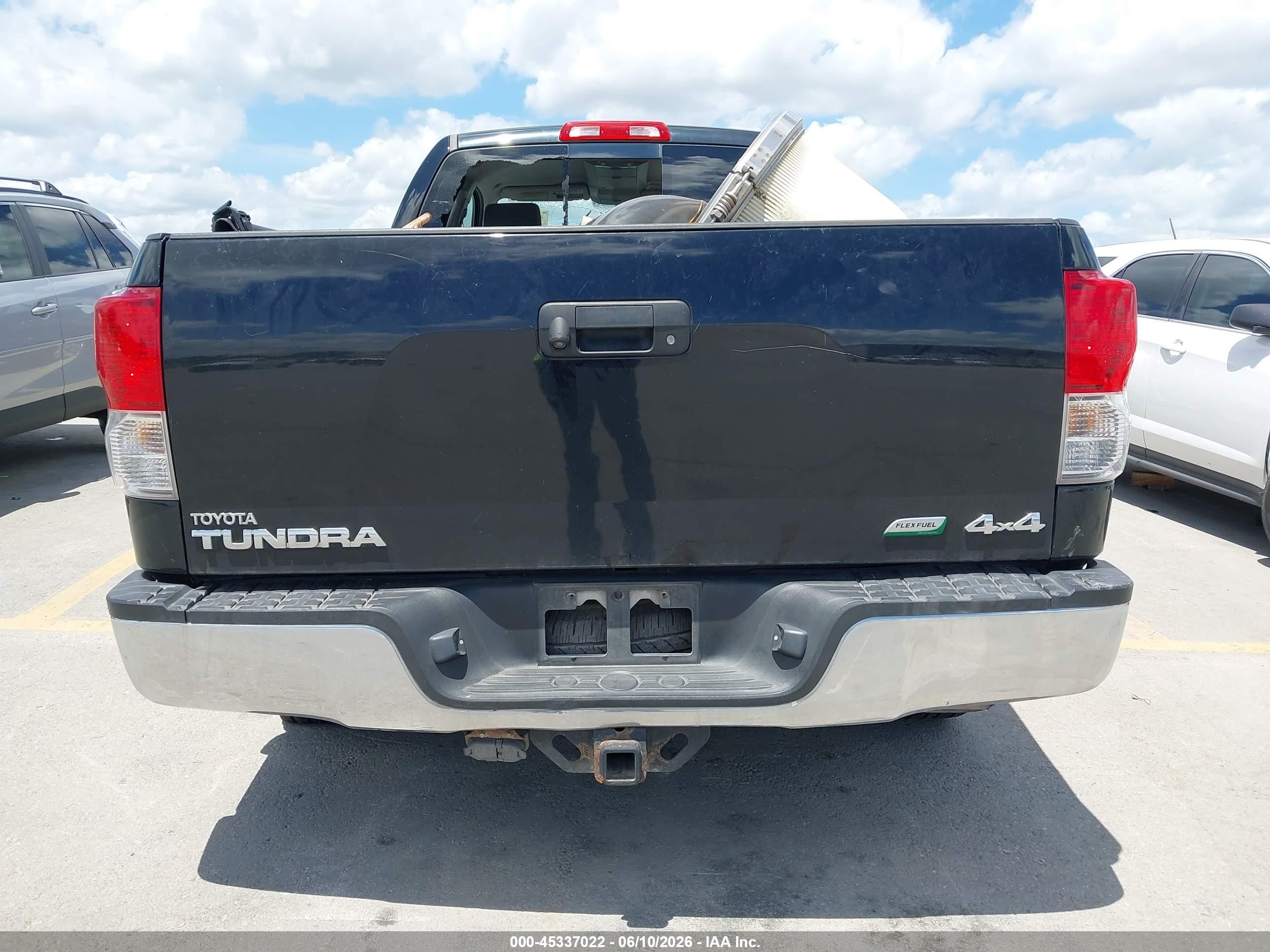 2010 Toyota Tundra Grade 5.7l V8 Black vin: 5TFUW5F12AX145806