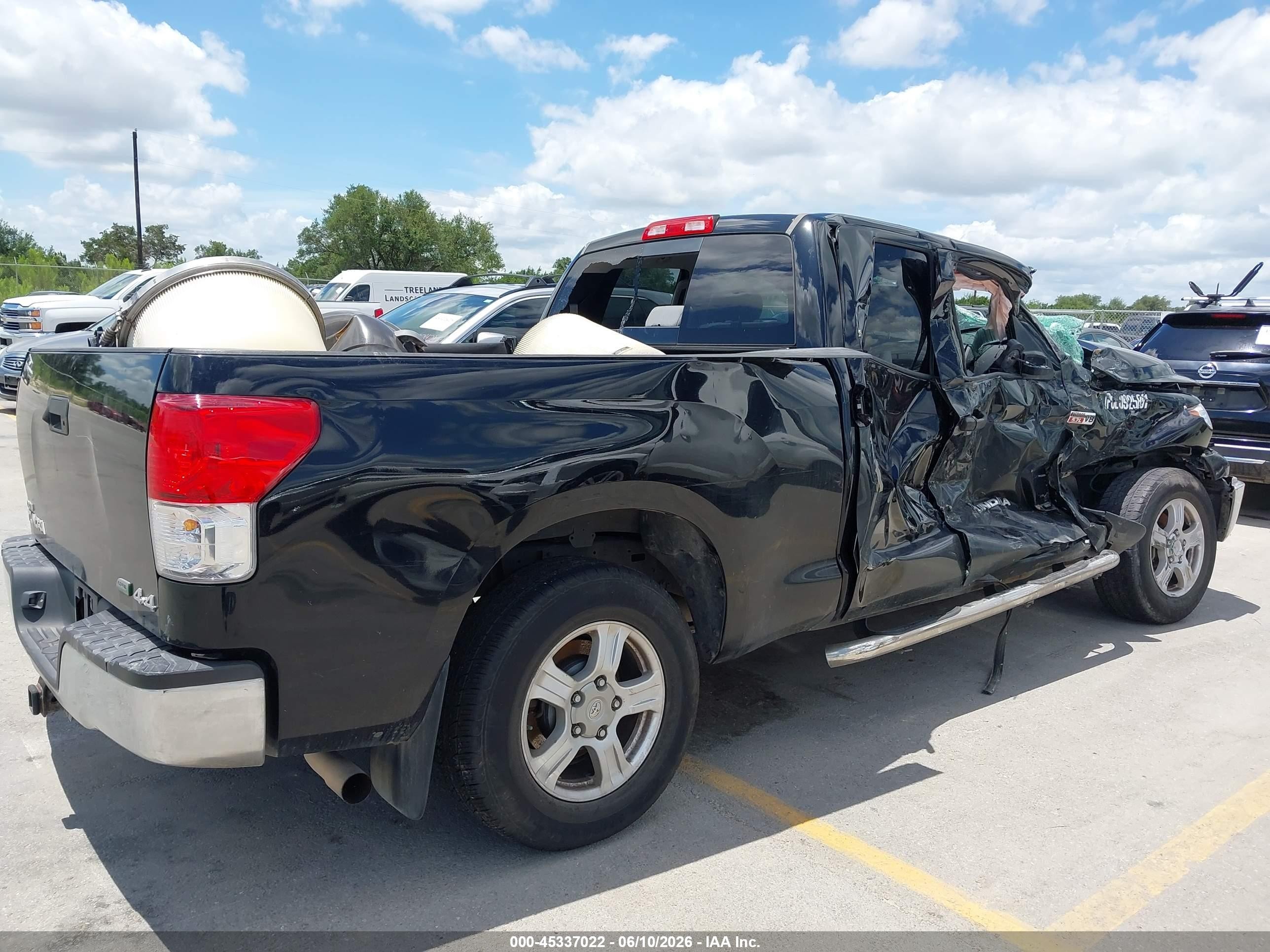 2010 Toyota Tundra Grade 5.7l V8 Black vin: 5TFUW5F12AX145806
