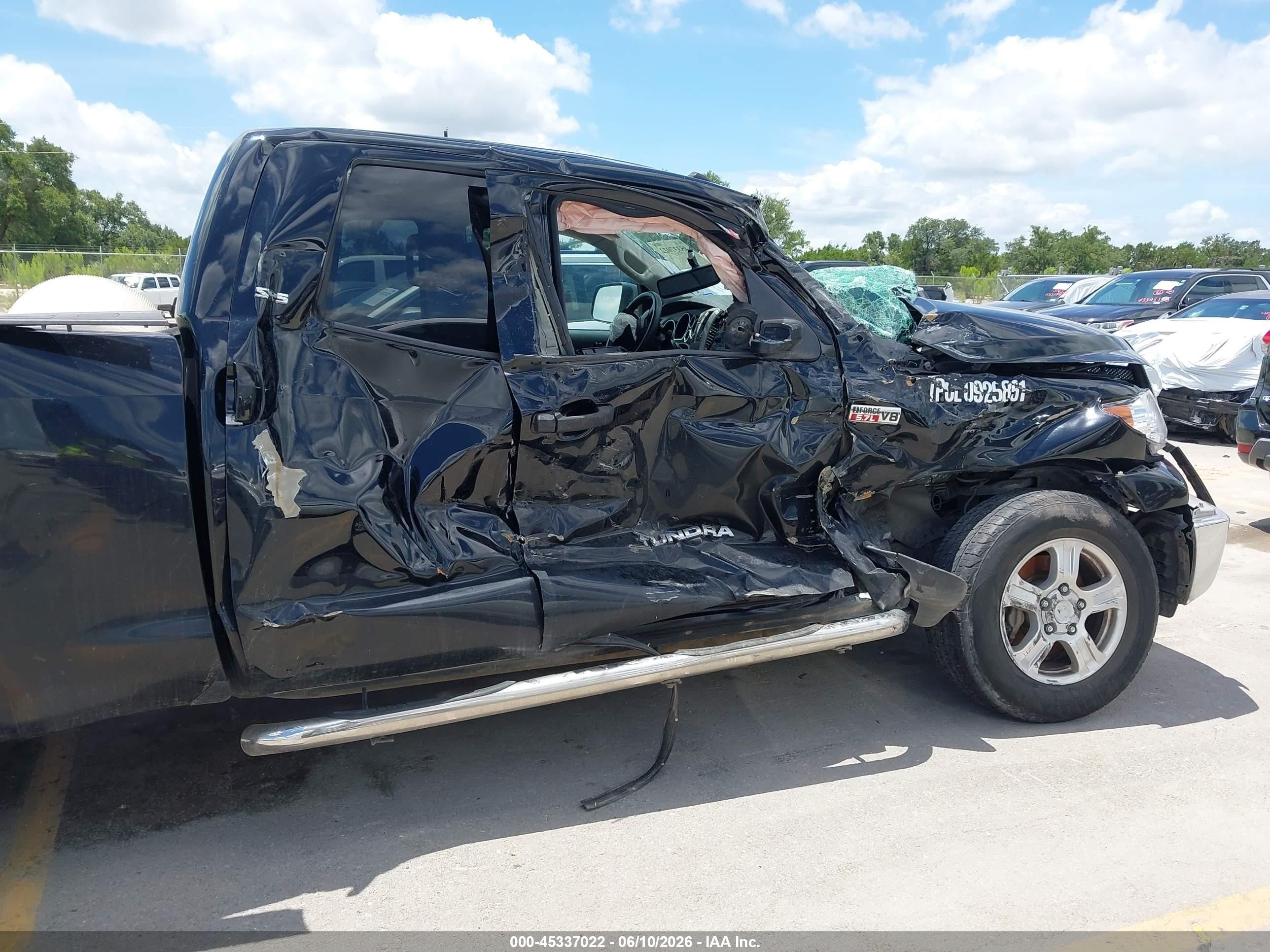 2010 Toyota Tundra Grade 5.7l V8 Black vin: 5TFUW5F12AX145806