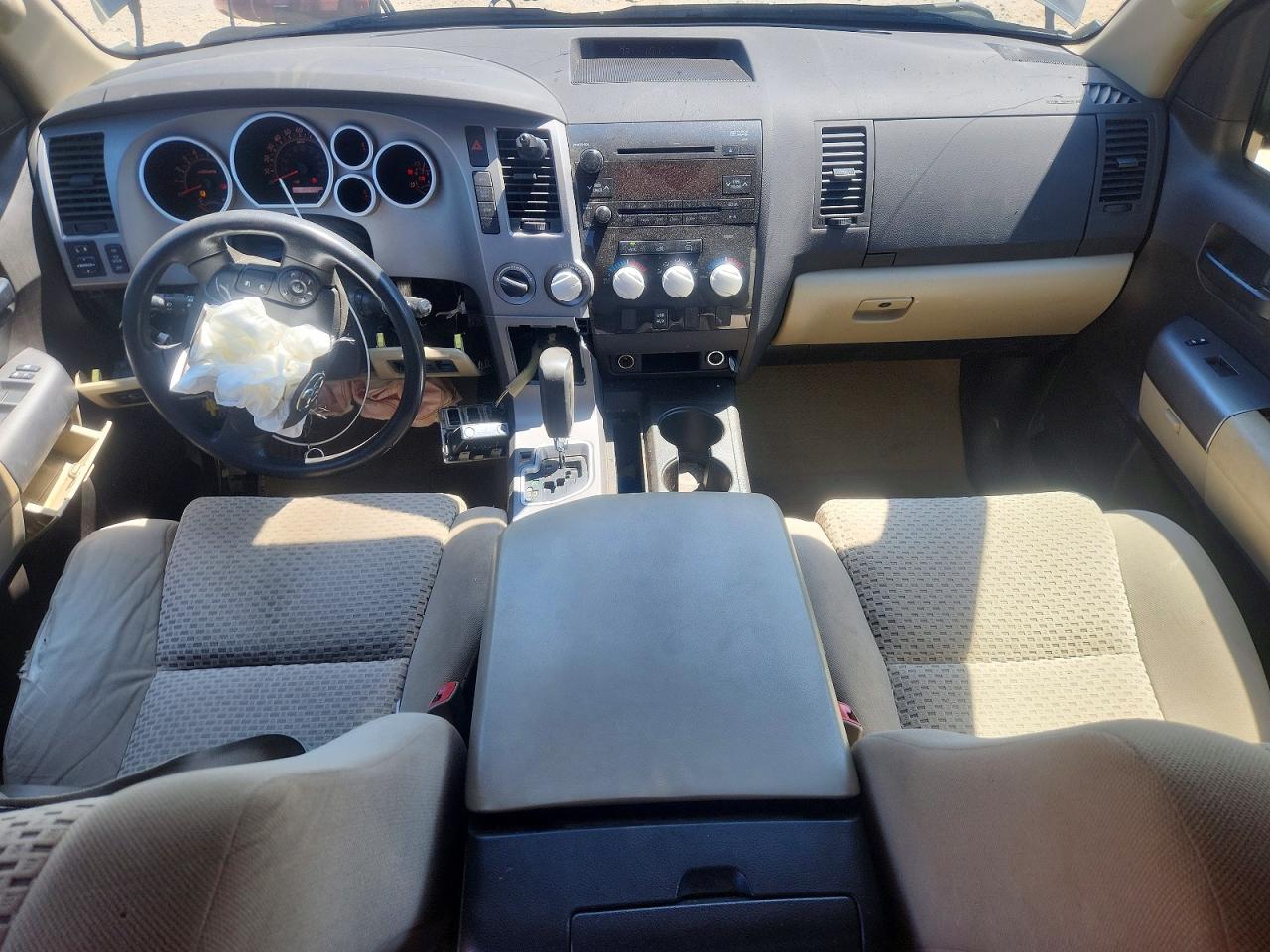 2010 Toyota Tundra Double Cab Sr5 Brown vin: 5TFUW5F12AX157518