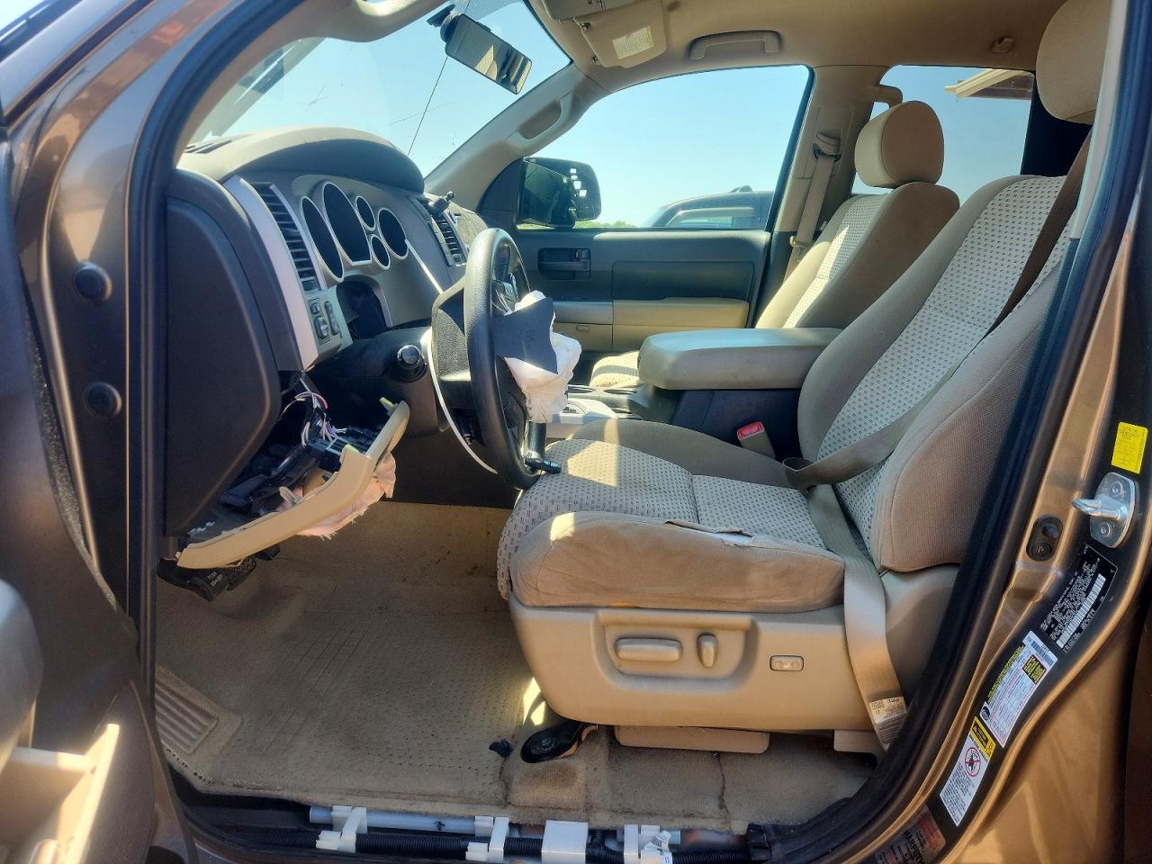 2010 Toyota Tundra Double Cab Sr5 Brown vin: 5TFUW5F12AX157518