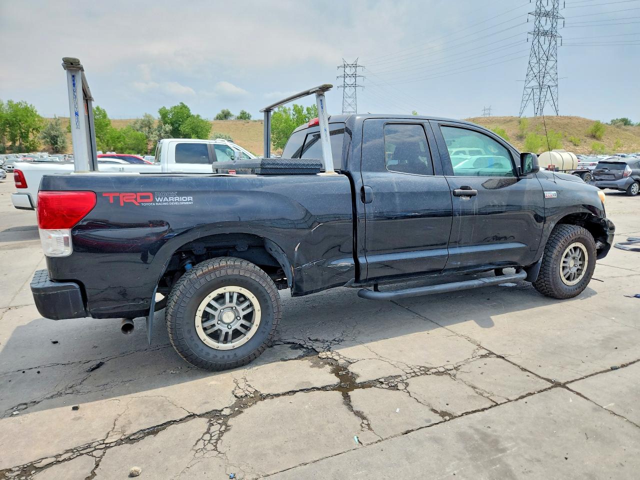 2011 Toyota Tundra Double Cab Sr5 Black vin: 5TFUW5F12BX165152