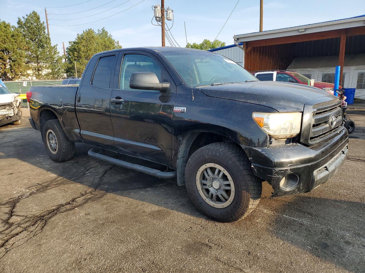 2011 Toyota Tundra Double Cab Sr5 Black vin: 5TFUW5F12BX165152