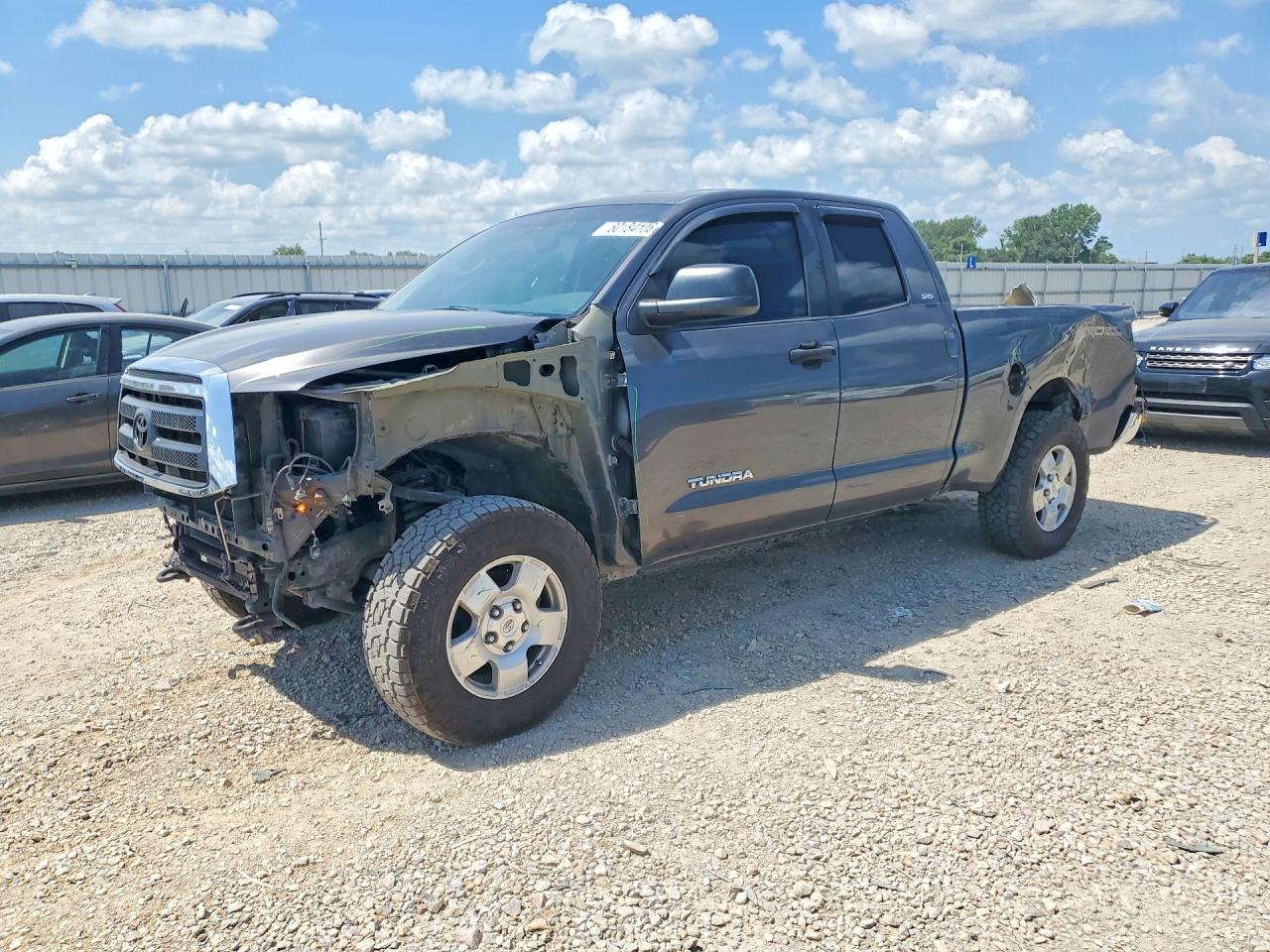 2012 Toyota Tundra Double Cab Sr5 Gray vin: 5TFUW5F12CX266340