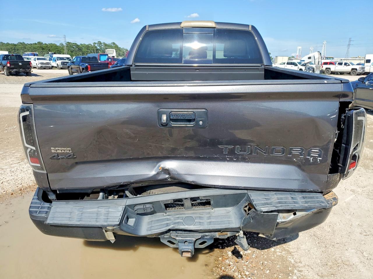 2014 Toyota Tundra Sr5 Gray vin: 5TFUW5F12EX323915