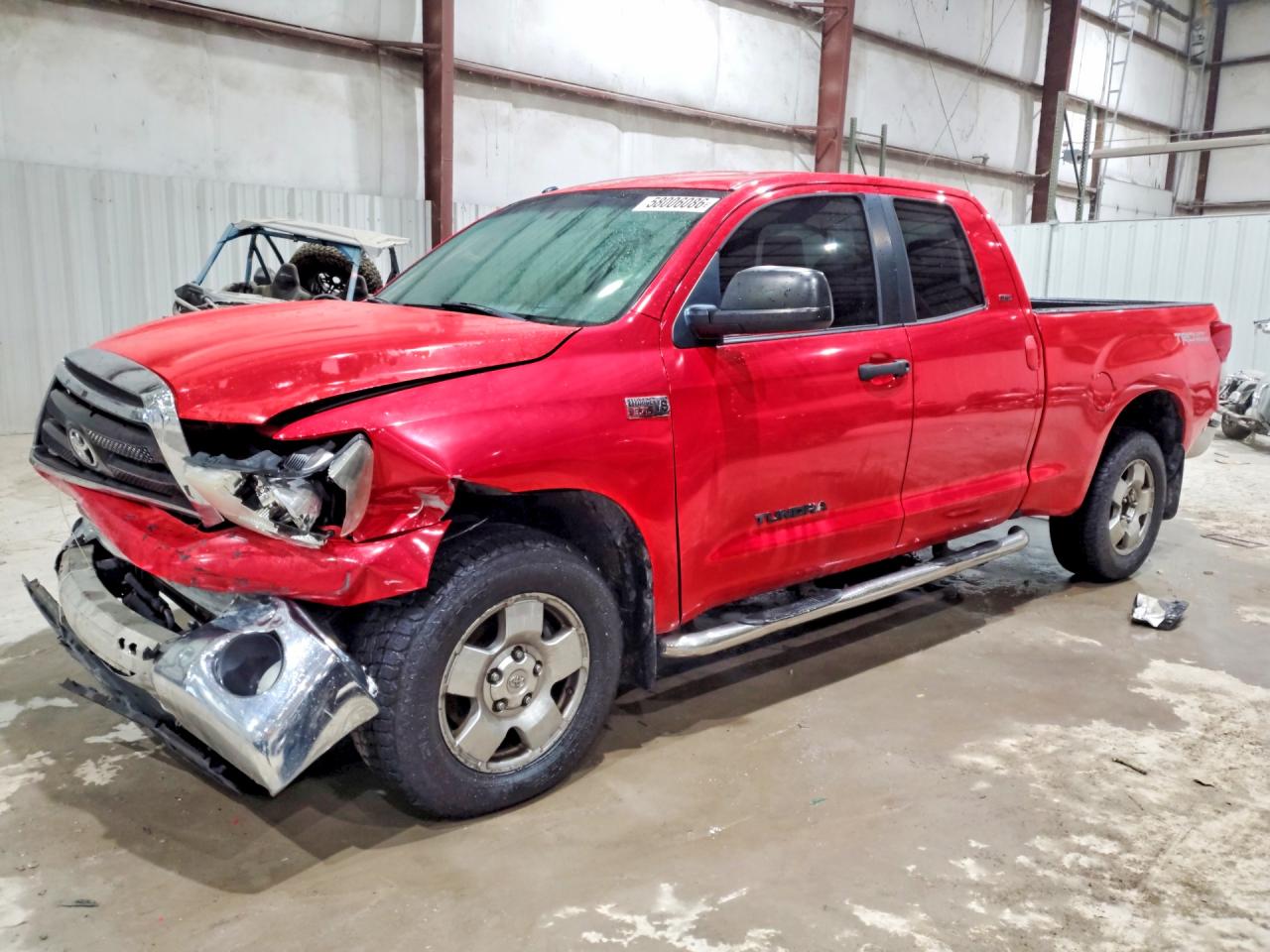 2010 Toyota Tundra Double Cab Sr5 Red vin: 5TFUW5F13AX131428