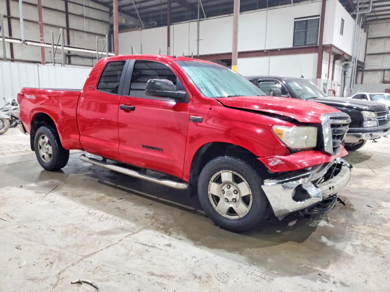 2010 Toyota Tundra Double Cab Sr5 Red vin: 5TFUW5F13AX131428