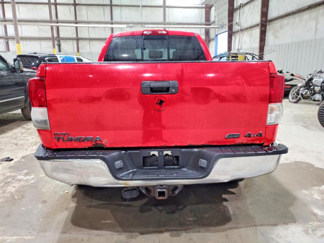 2010 Toyota Tundra Double Cab Sr5 Red vin: 5TFUW5F13AX131428