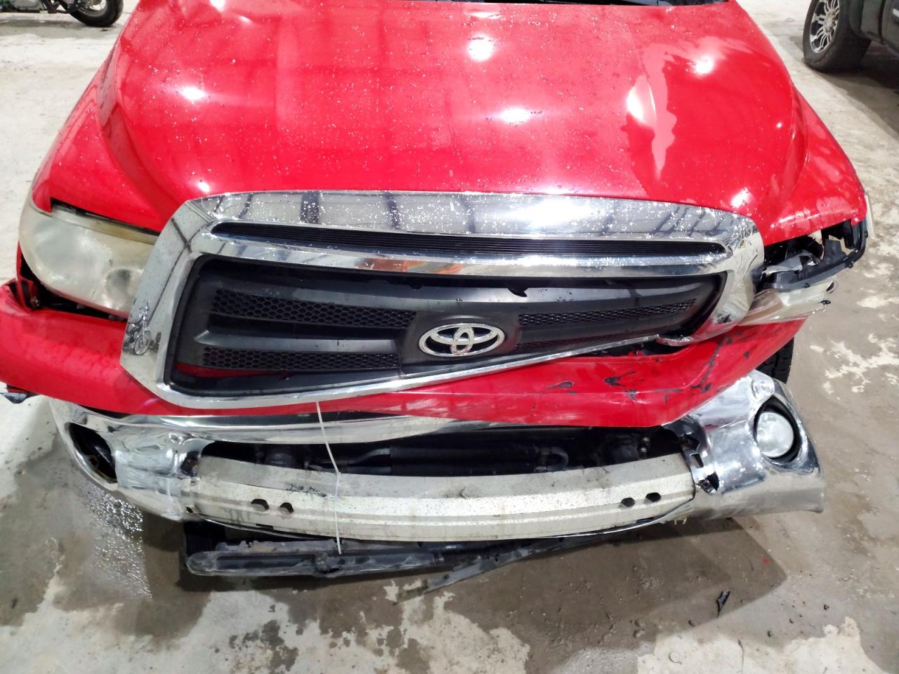 2010 Toyota Tundra Double Cab Sr5 Red vin: 5TFUW5F13AX131428