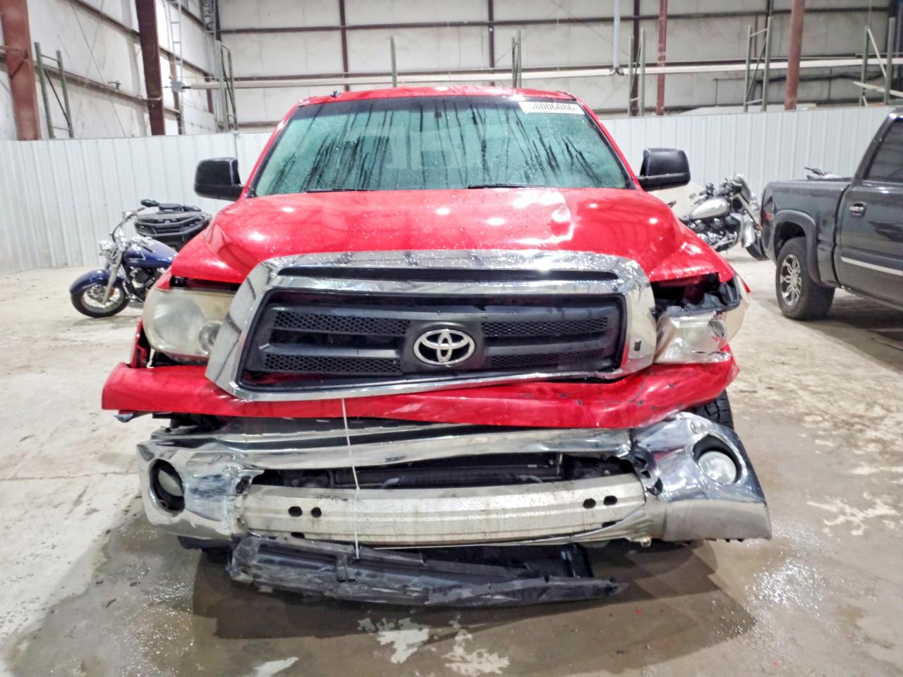 2010 Toyota Tundra Double Cab Sr5 Red vin: 5TFUW5F13AX131428