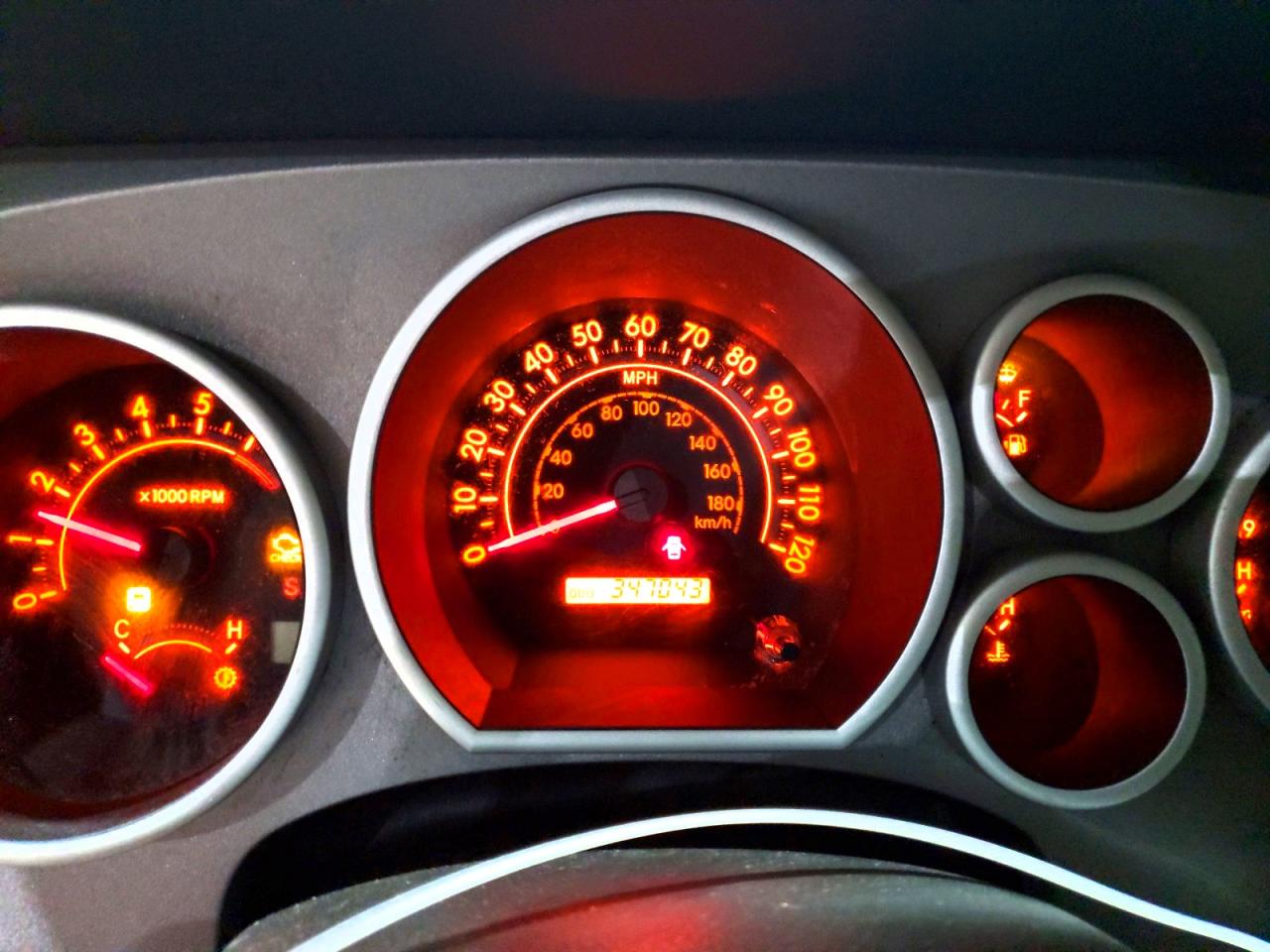 2010 Toyota Tundra Double Cab Sr5 Red vin: 5TFUW5F13AX131428