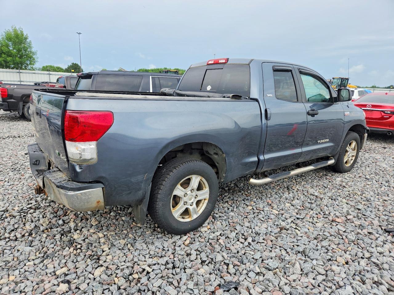 2010 Toyota Tundra Double Cab Sr5 Silver vin: 5TFUW5F13AX133308