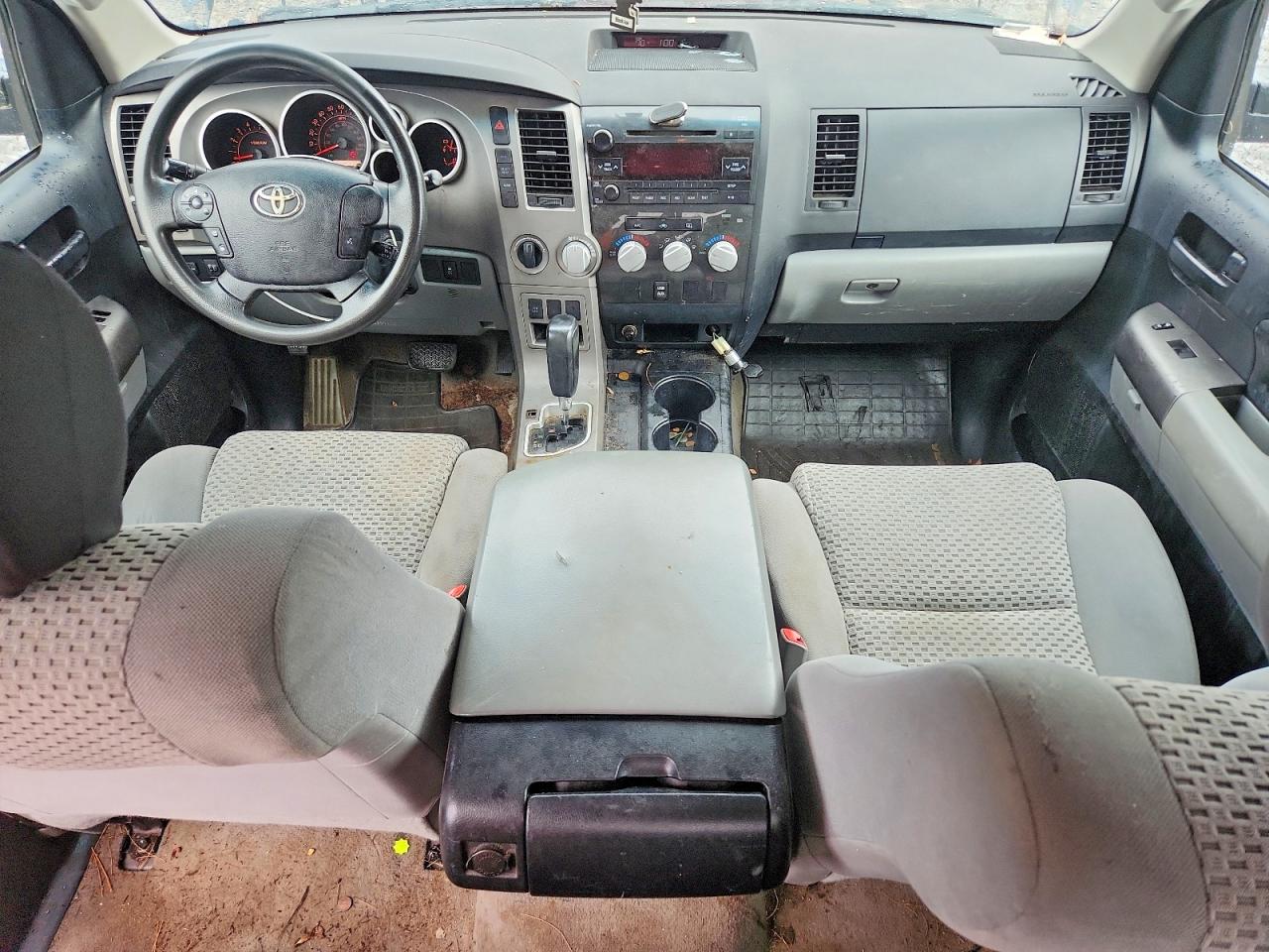 2010 Toyota Tundra Double Cab Sr5 Silver vin: 5TFUW5F13AX133308