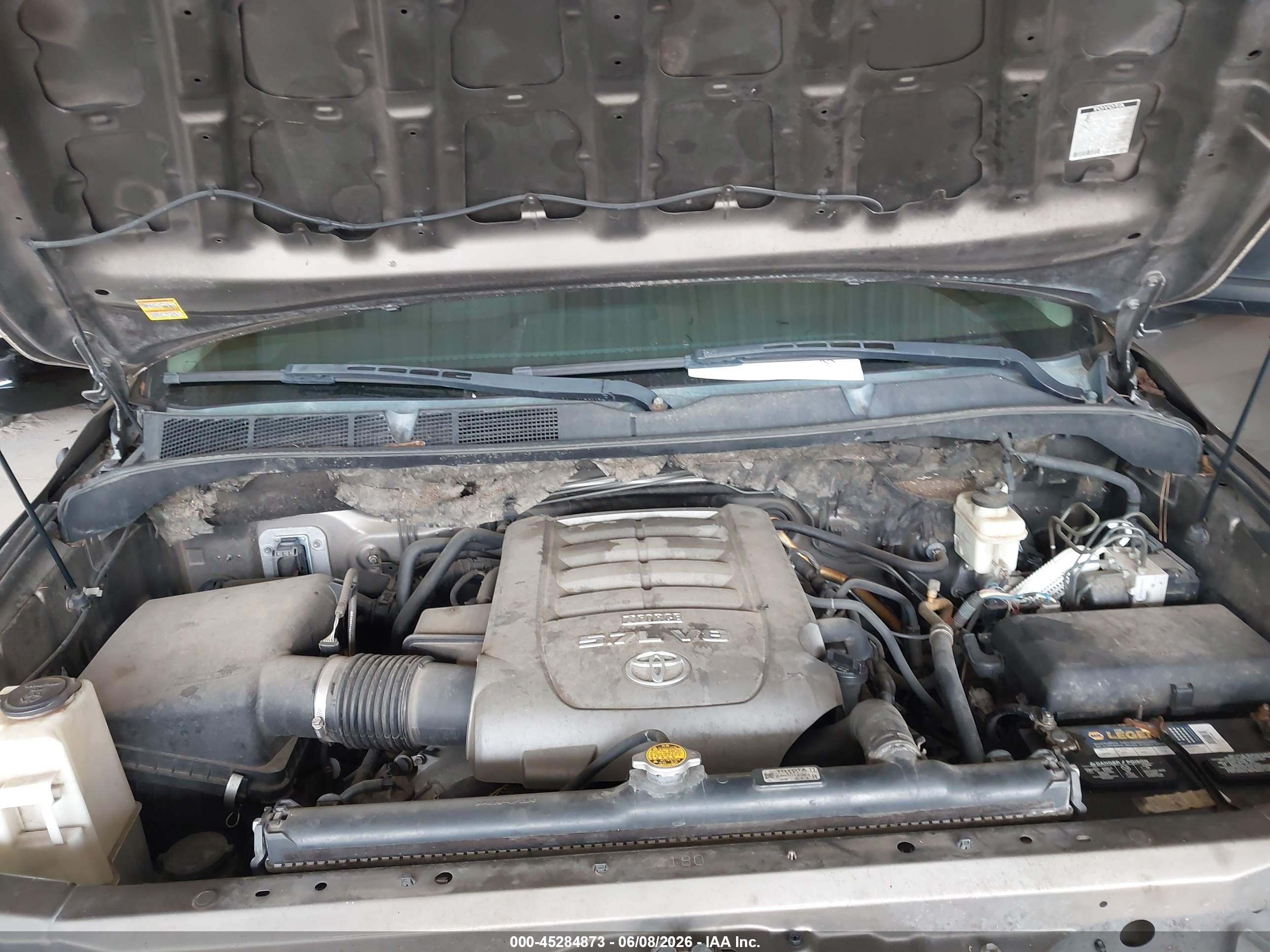 2010 Toyota Tundra Grade 5.7l V8 Gray vin: 5TFUW5F13AX149511
