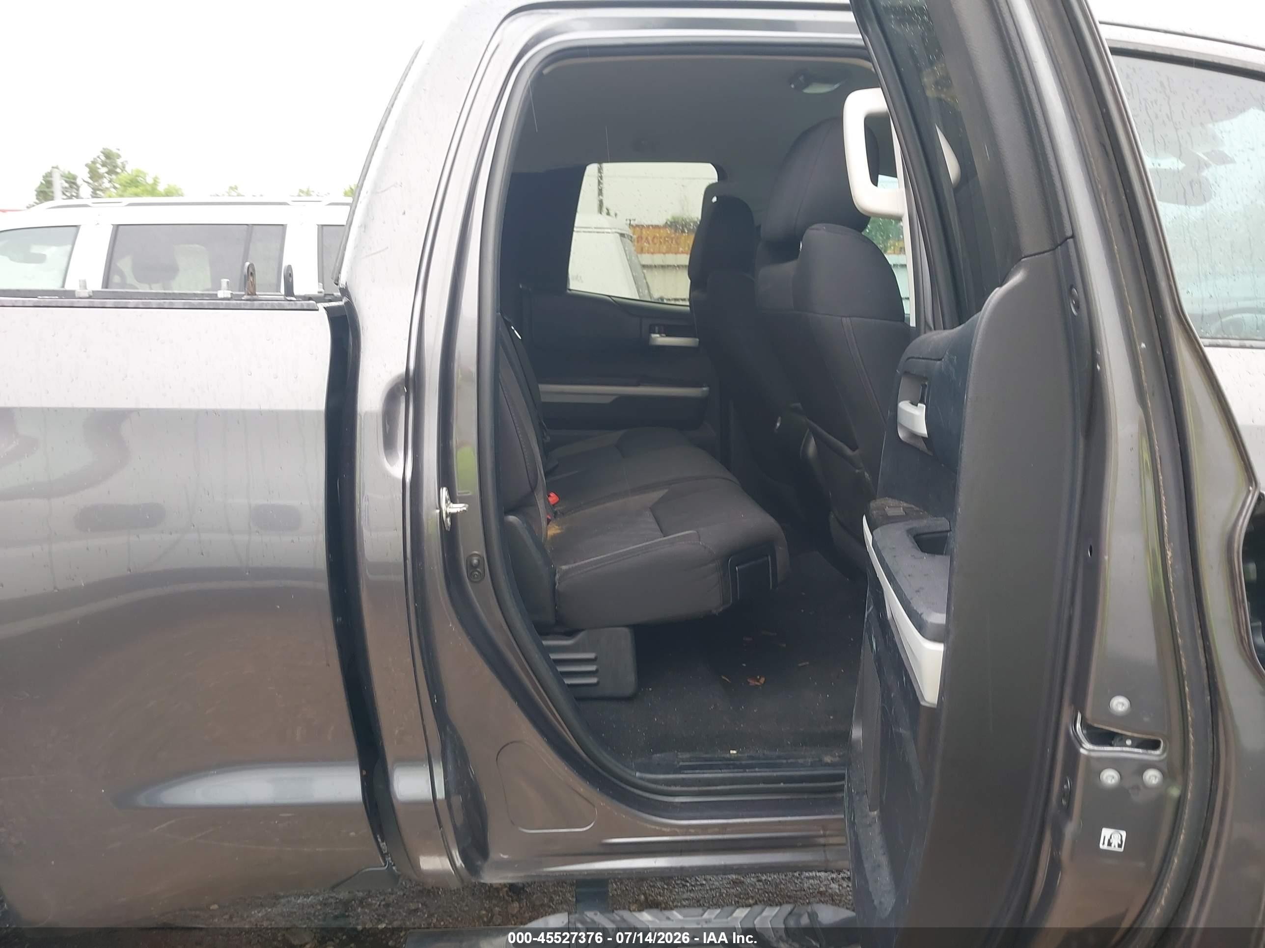 2014 Toyota Tundra Sr5 5.7l V8 Gray vin: 5TFUW5F13EX389499