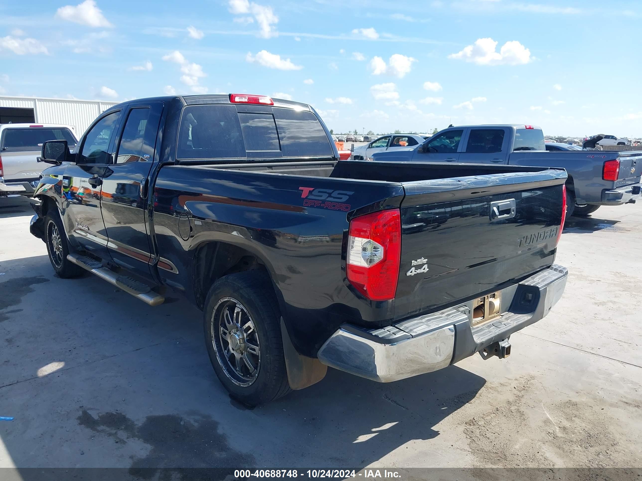 2014 Toyota Tundra Sr5 5.7l V8 Black vin: 5TFUW5F13EX396498