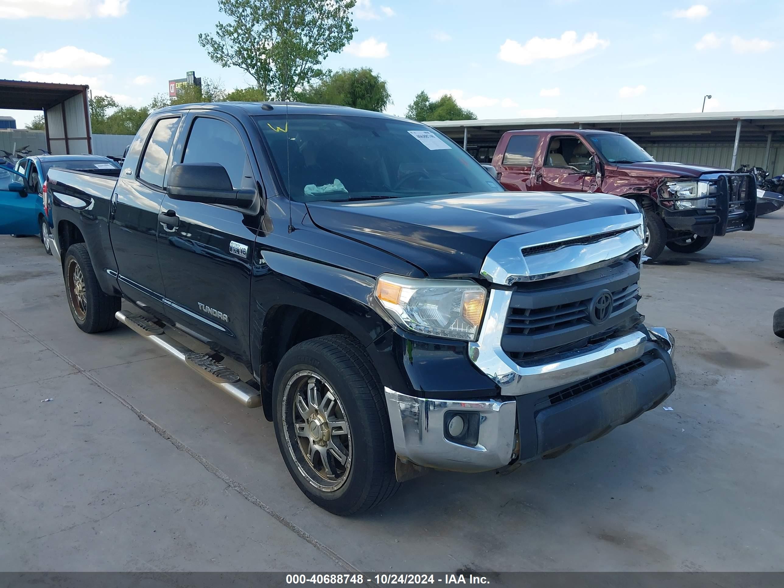 2014 Toyota Tundra Sr5 5.7l V8 Black vin: 5TFUW5F13EX396498