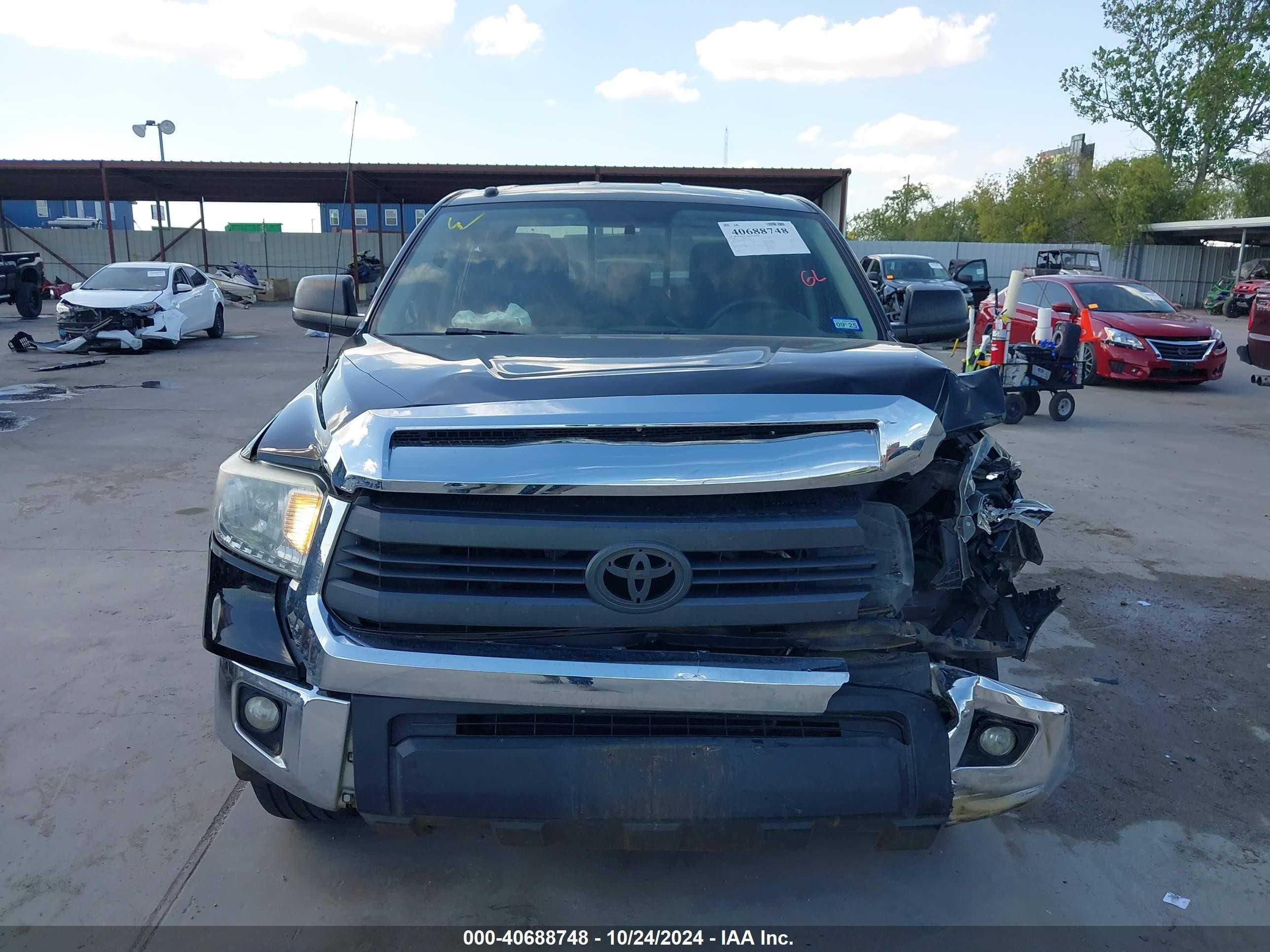 2014 Toyota Tundra Sr5 5.7l V8 Black vin: 5TFUW5F13EX396498