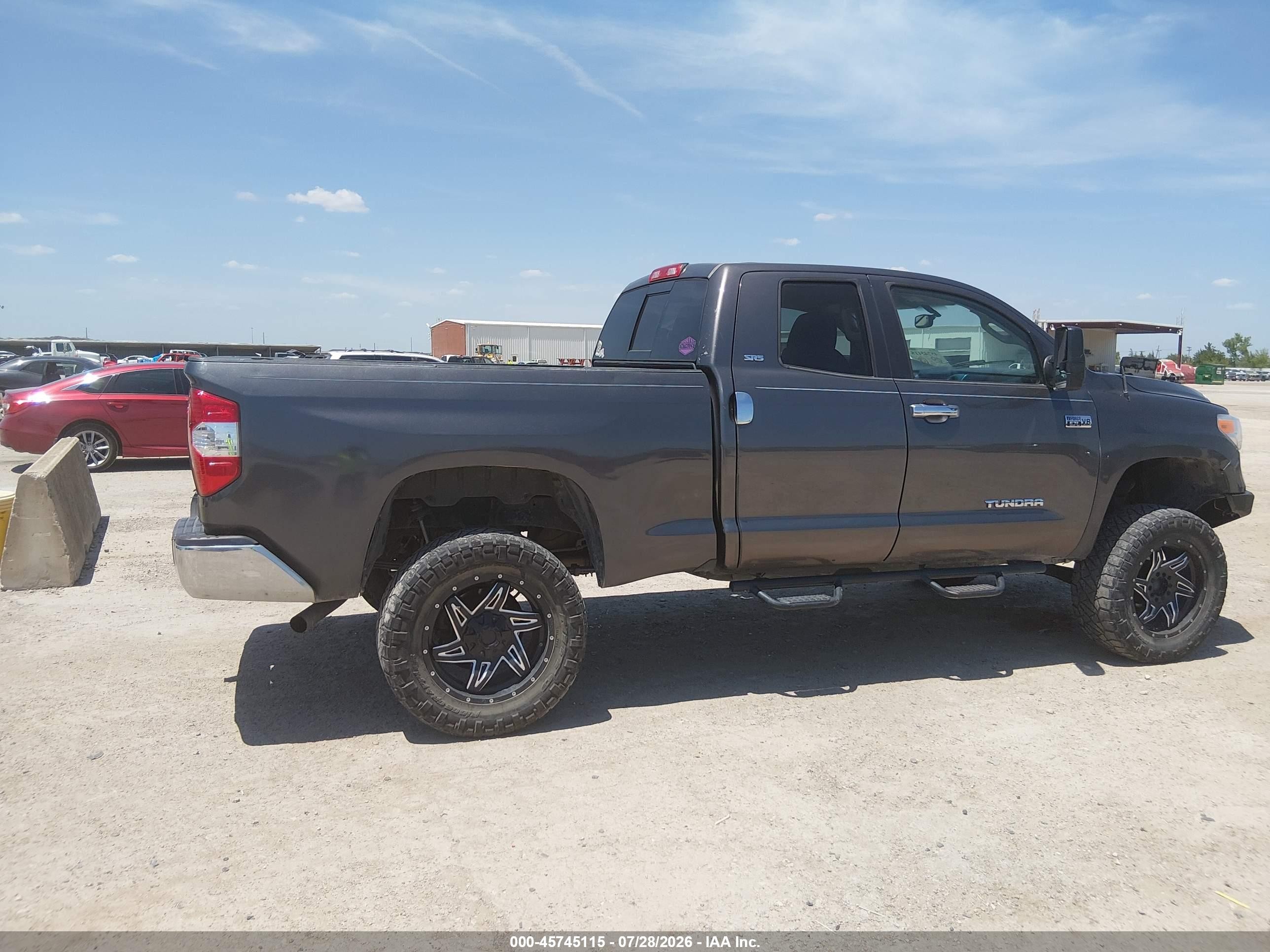 2015 Toyota Tundra Sr5 5.7l V8 Black vin: 5TFUW5F13FX462016