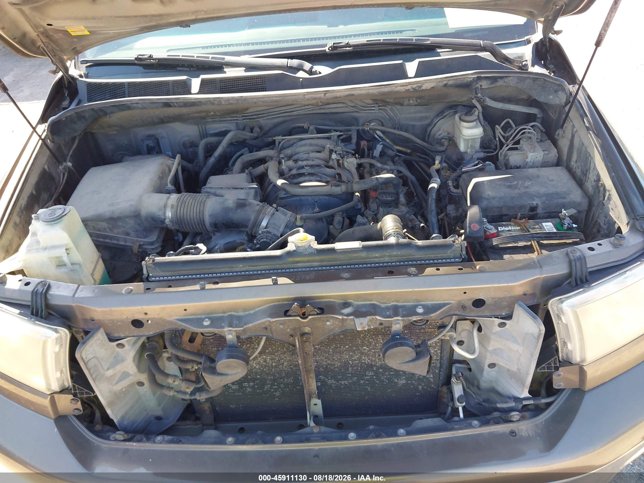 2010 Toyota Tundra Grade 5.7l V8 Brown vin: 5TFUW5F14AX157925