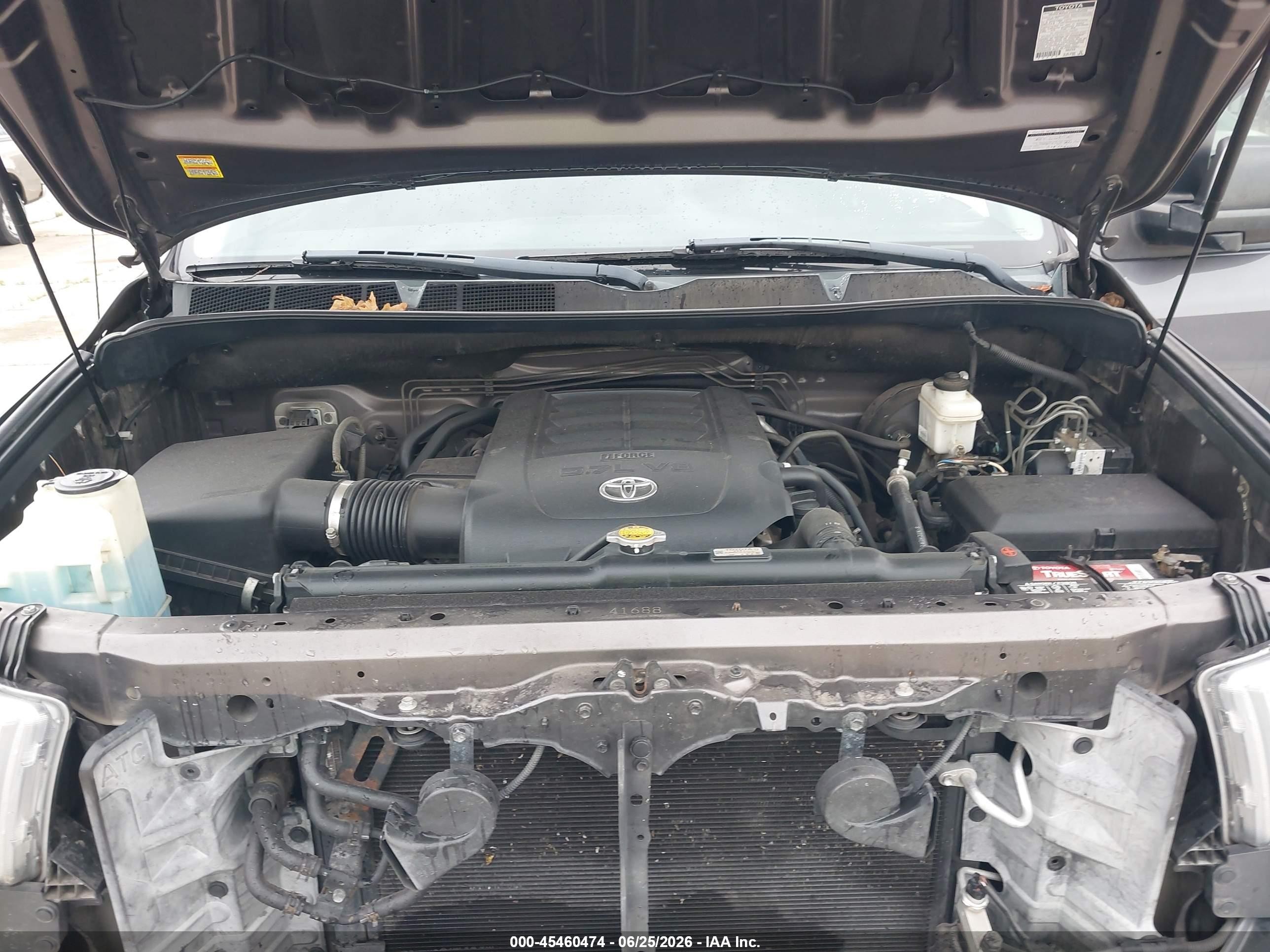 2012 Toyota Tundra Grade 5.7l V8 Gray vin: 5TFUW5F14CX245117