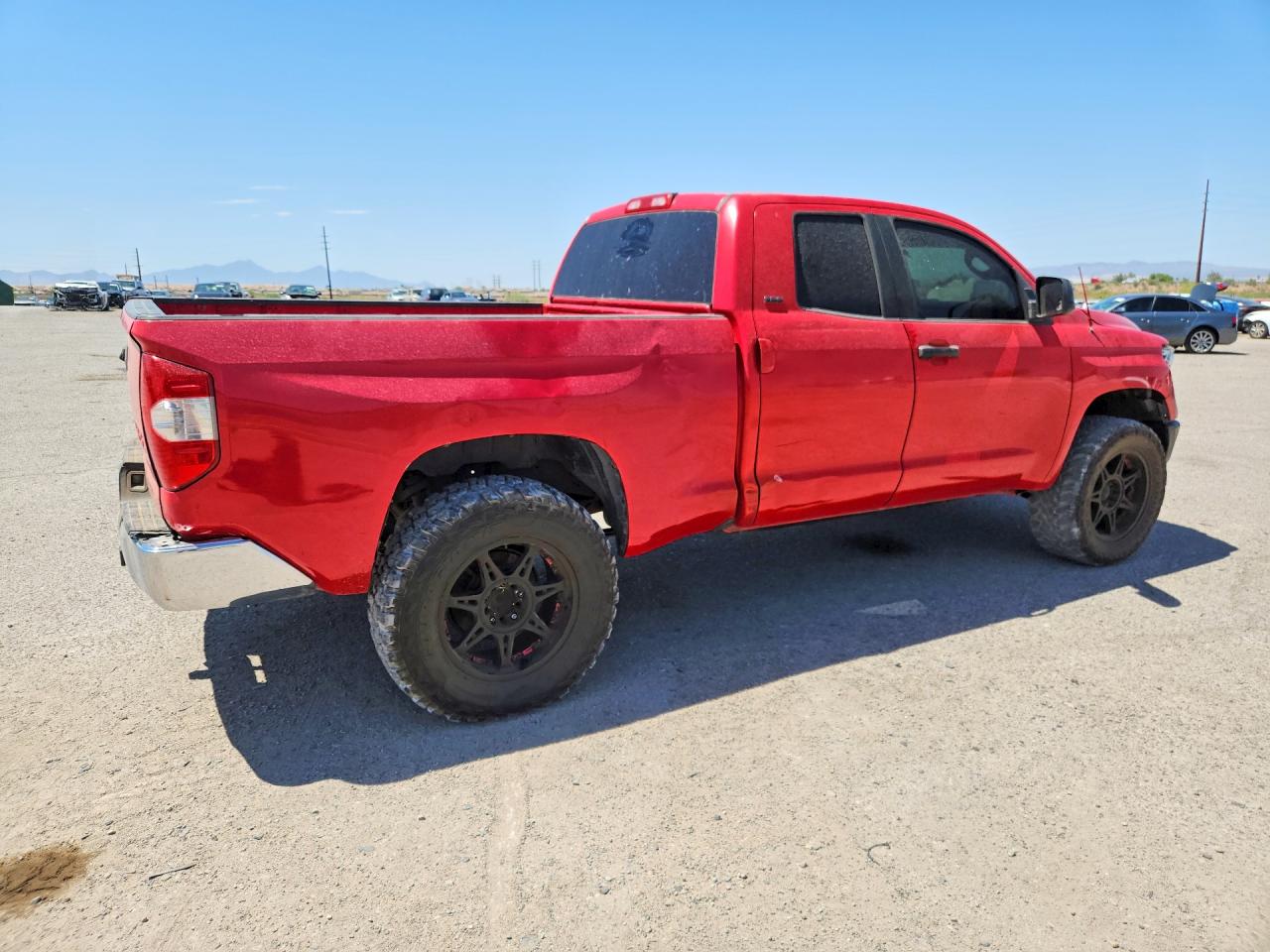 2014 Toyota Tundra Sr5 Красный vin: 5TFUW5F14EX354051