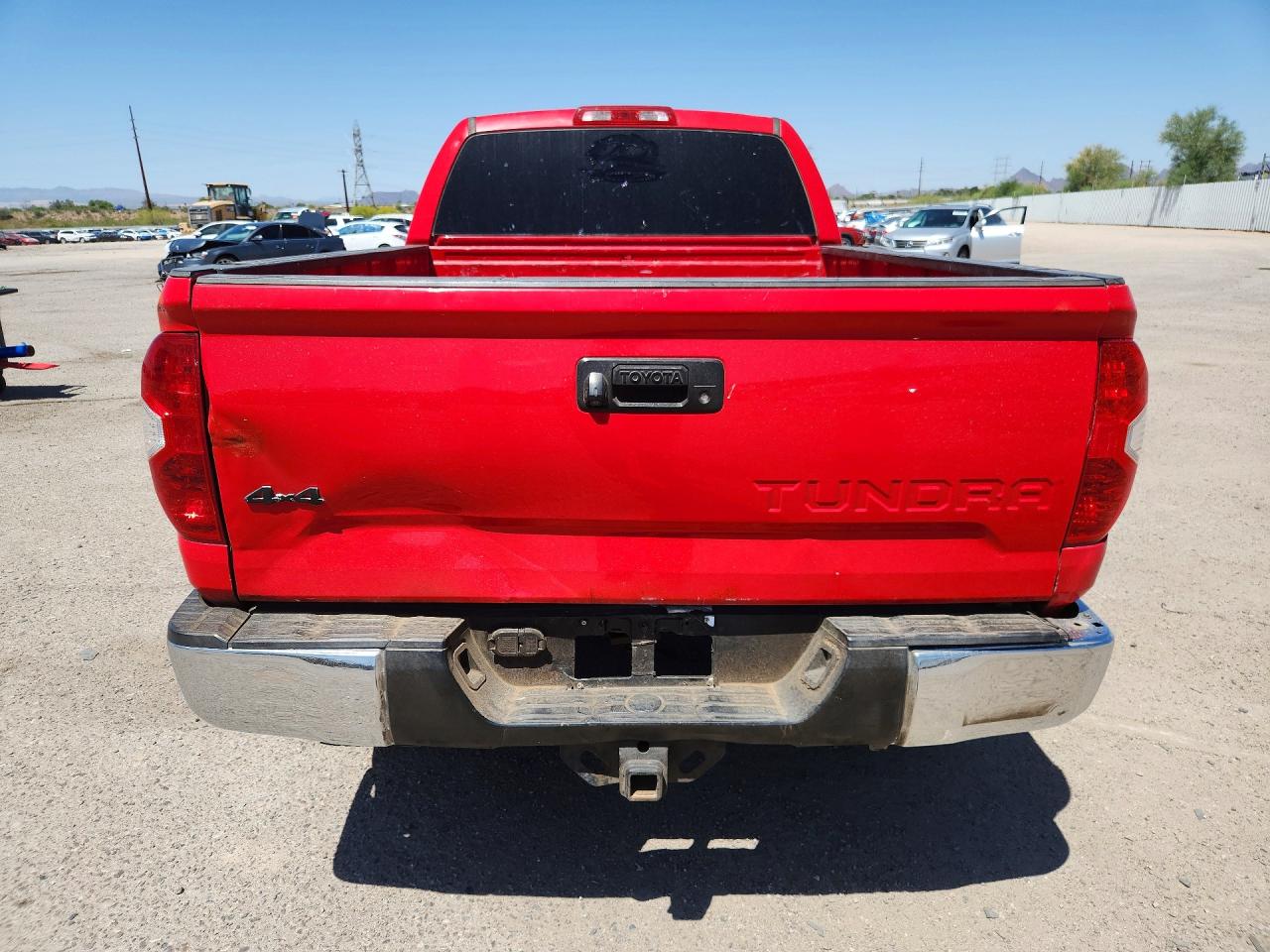 2014 Toyota Tundra Sr5 Красный vin: 5TFUW5F14EX354051