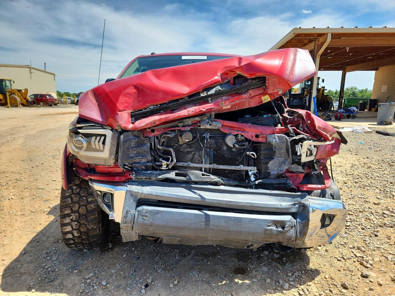 2014 Toyota Tundra Sr5 Red vin: 5TFUW5F14EX411056