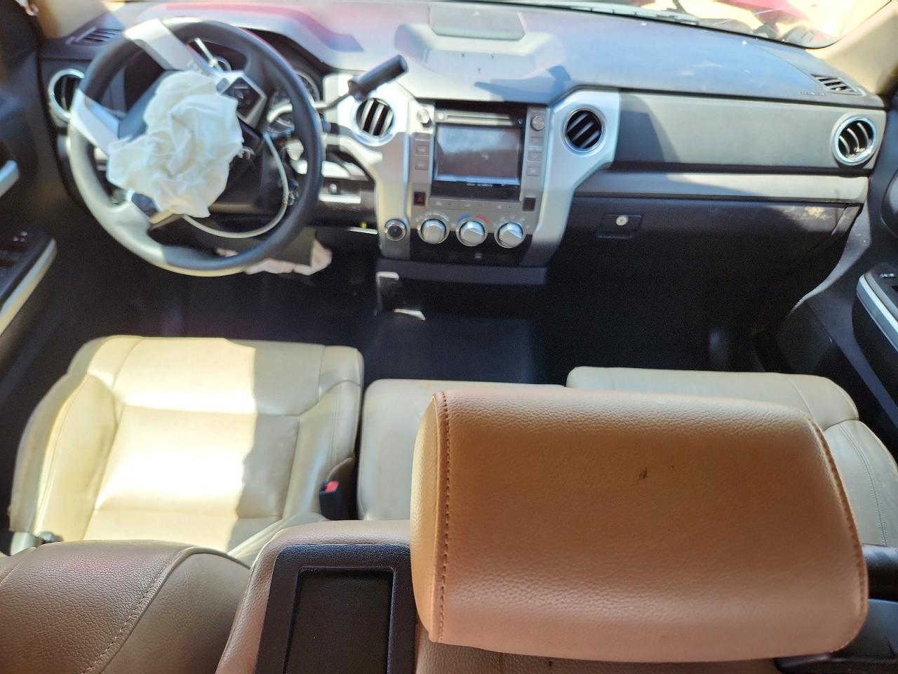 2014 Toyota Tundra Sr5 Red vin: 5TFUW5F14EX411056