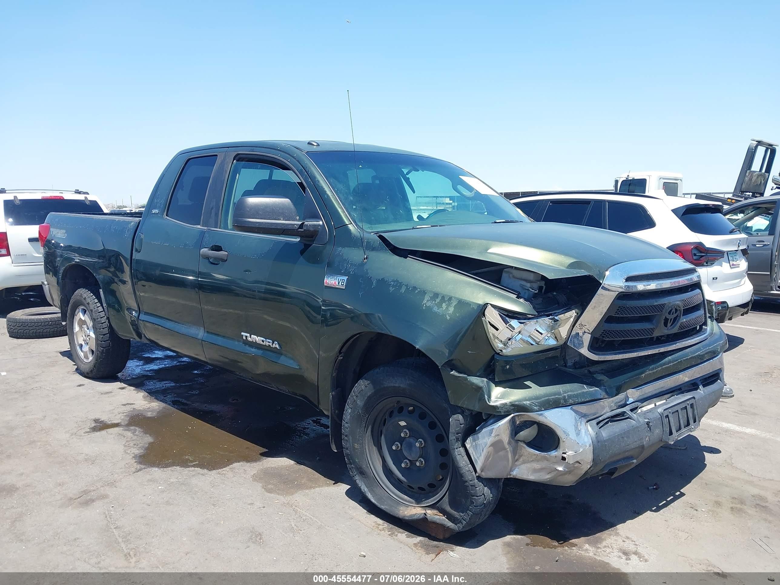 2010 Toyota Tundra Grade 5.7l V8 Green vin: 5TFUW5F15AX128708