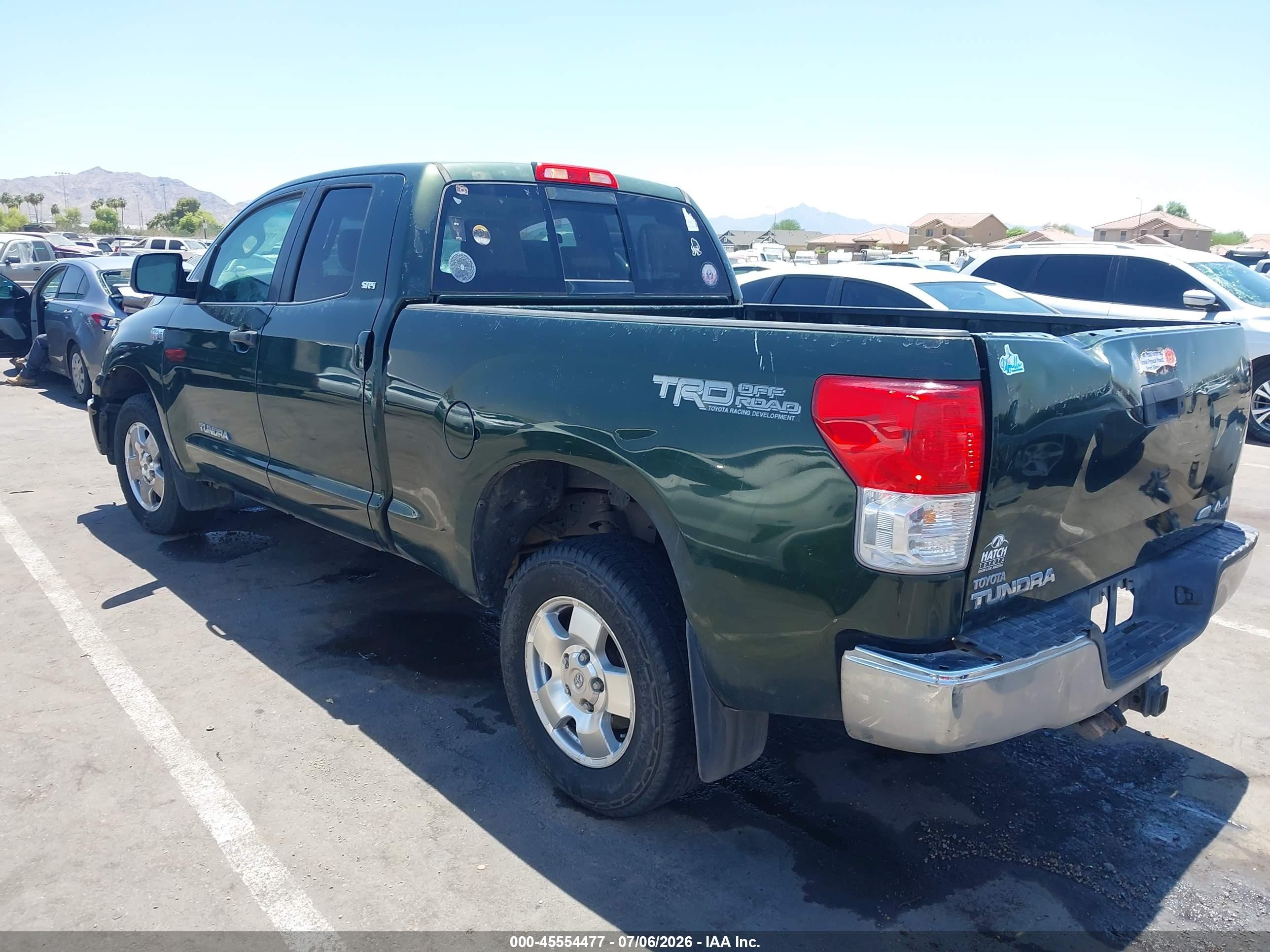 2010 Toyota Tundra Grade 5.7l V8 Green vin: 5TFUW5F15AX128708