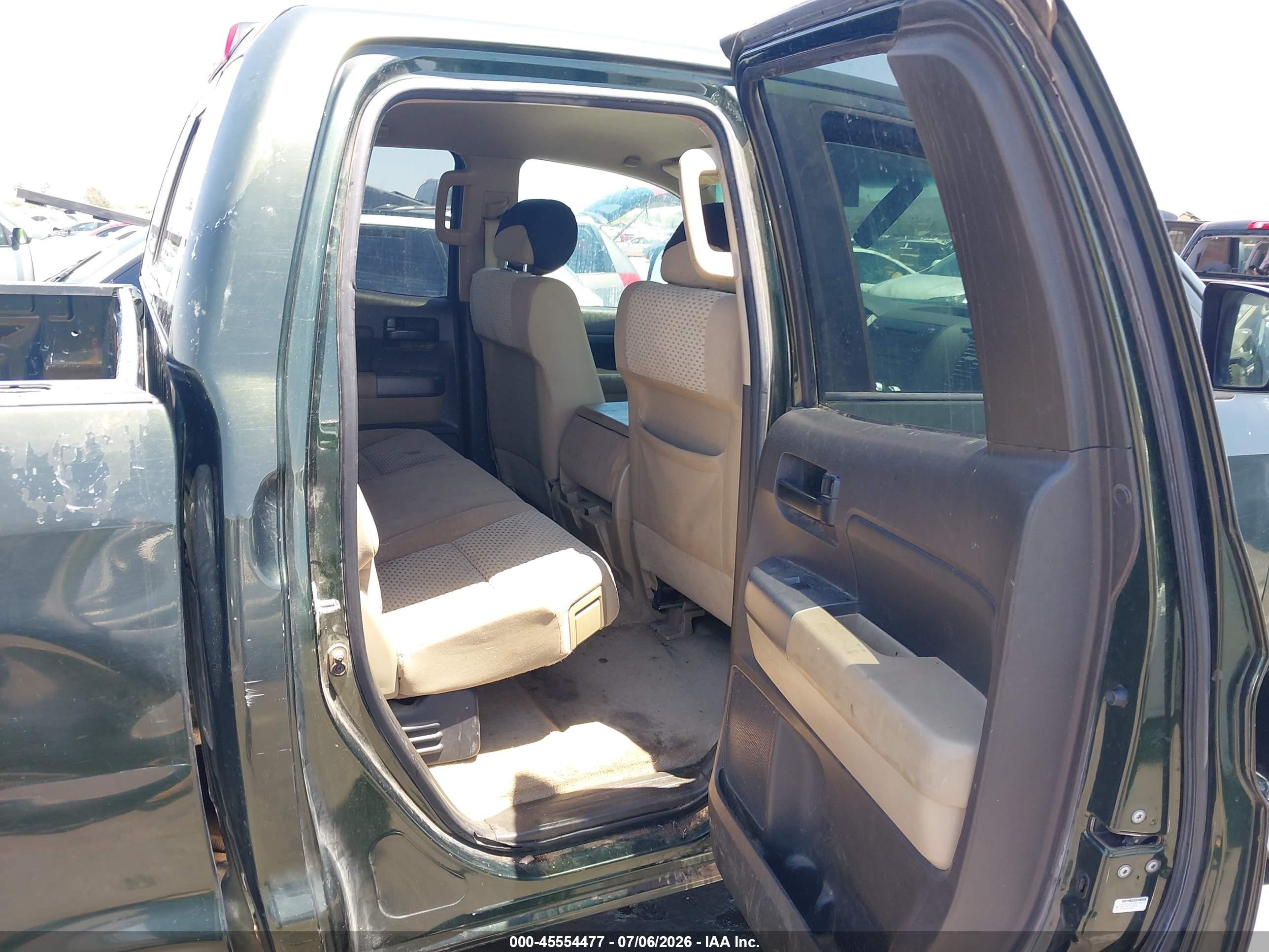 2010 Toyota Tundra Grade 5.7l V8 Green vin: 5TFUW5F15AX128708
