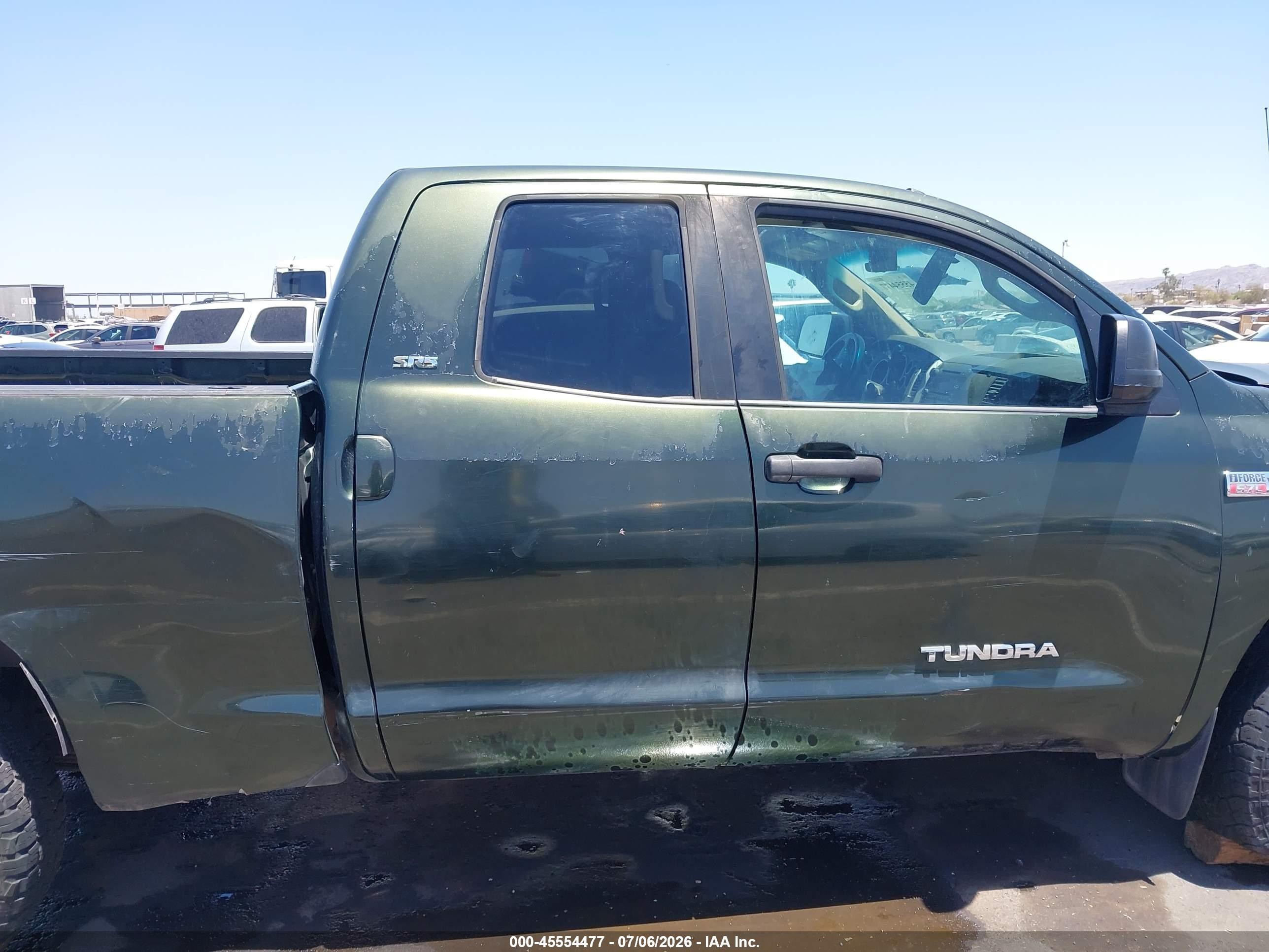 2010 Toyota Tundra Grade 5.7l V8 Green vin: 5TFUW5F15AX128708