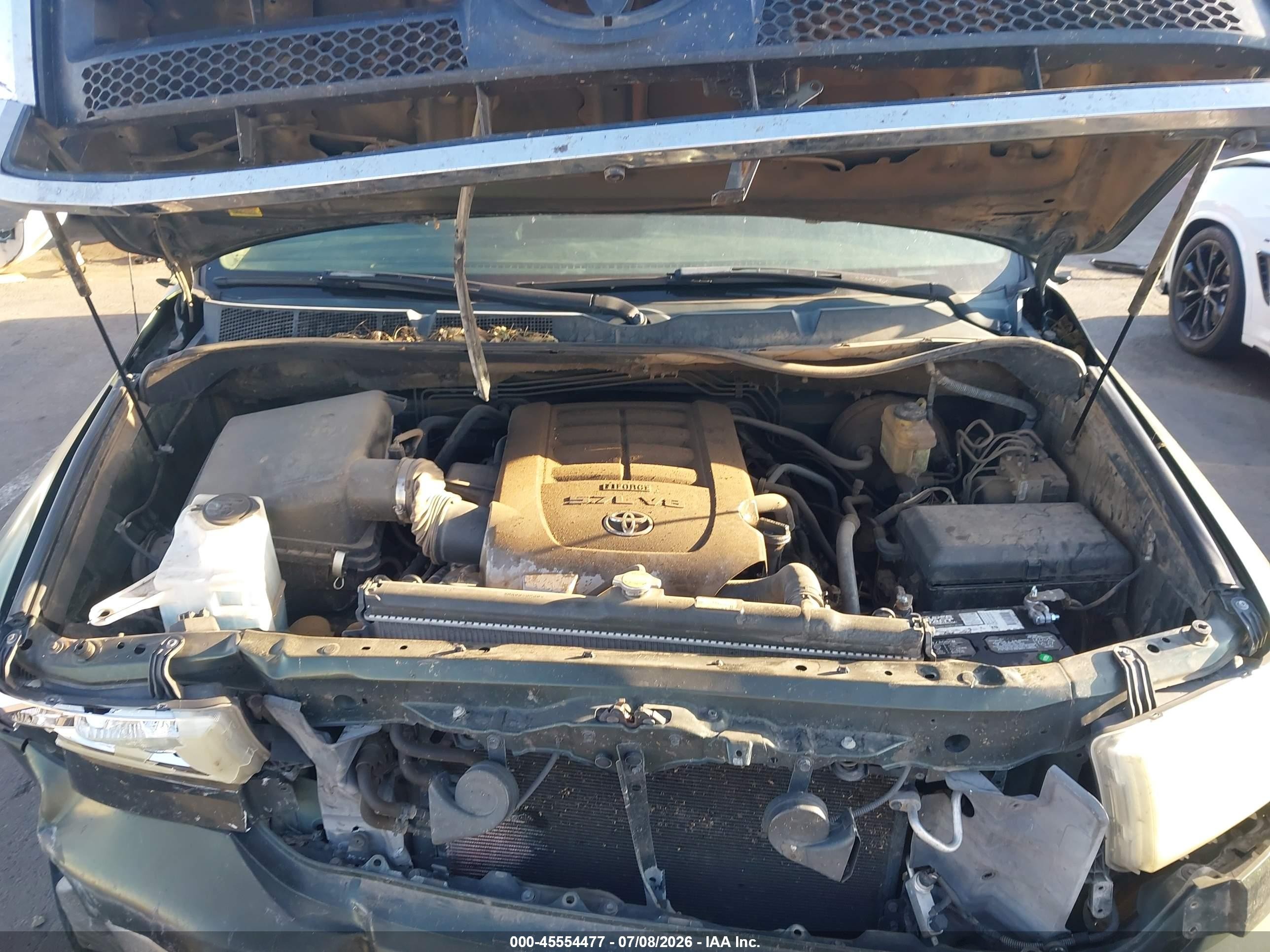 2010 Toyota Tundra Grade 5.7l V8 Green vin: 5TFUW5F15AX128708