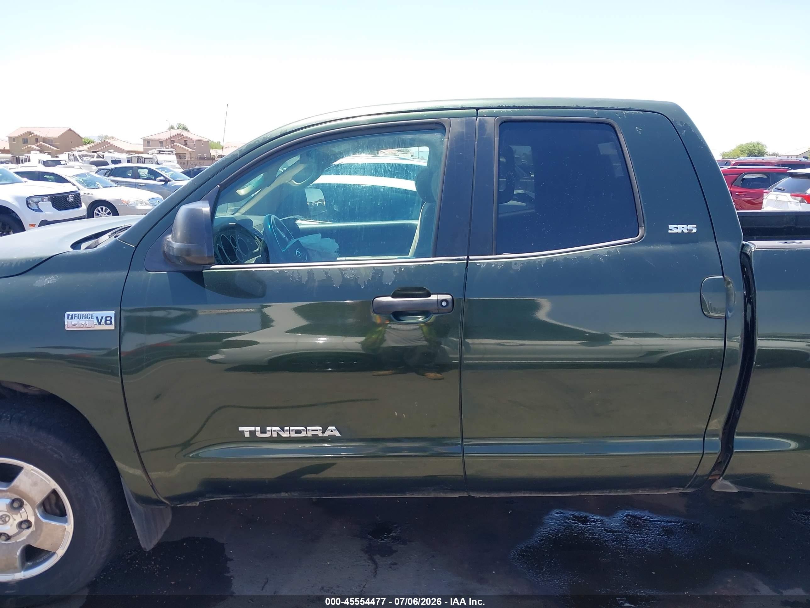 2010 Toyota Tundra Grade 5.7l V8 Green vin: 5TFUW5F15AX128708